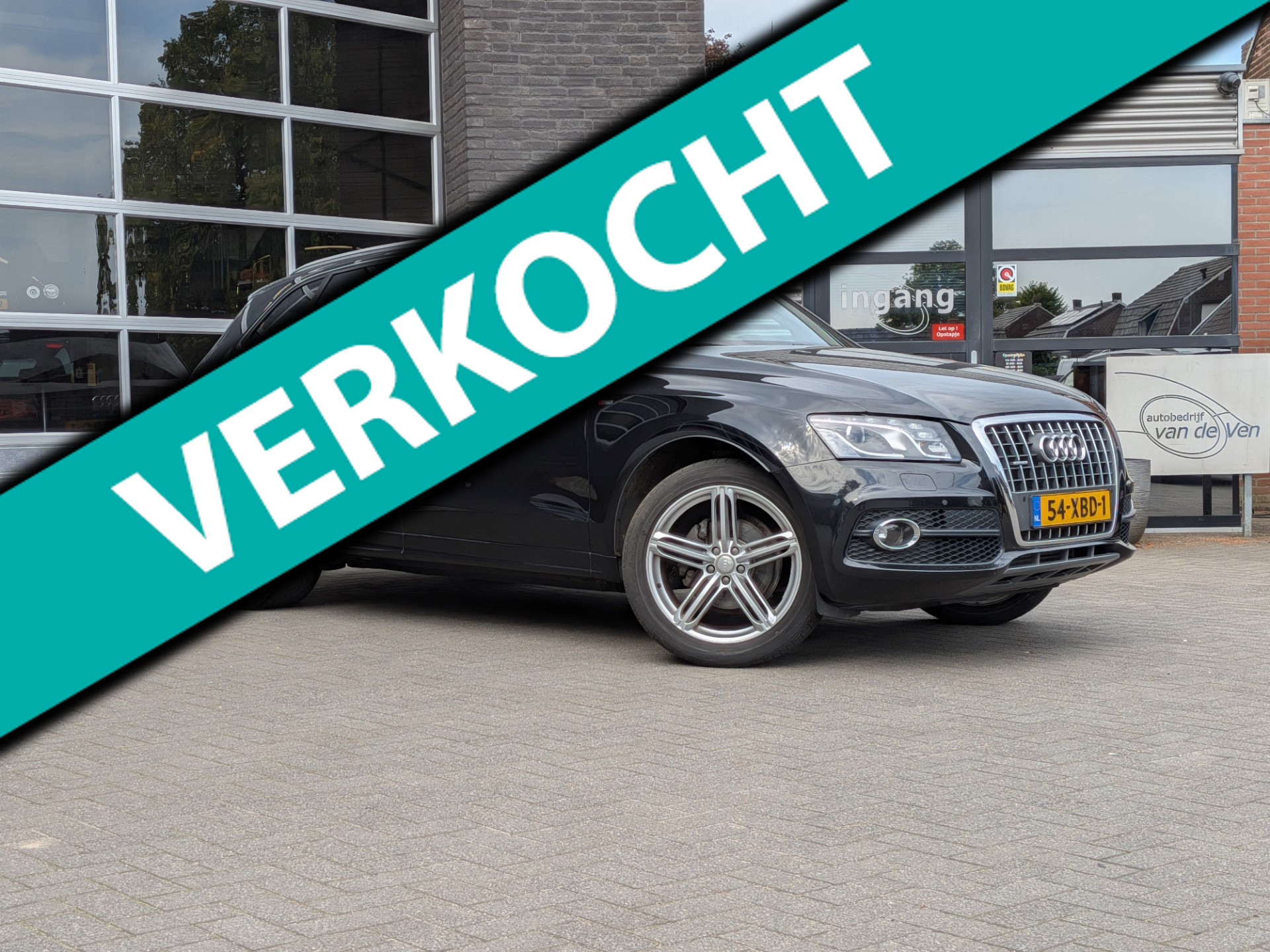 Audi Audi Q5 2.0 TFSI quattro Pro Line | Volledige historie | Sportonderstel | B&O | S-line interieur + exterieur | Trekhaak|Youngtimer 2009 - voorkant