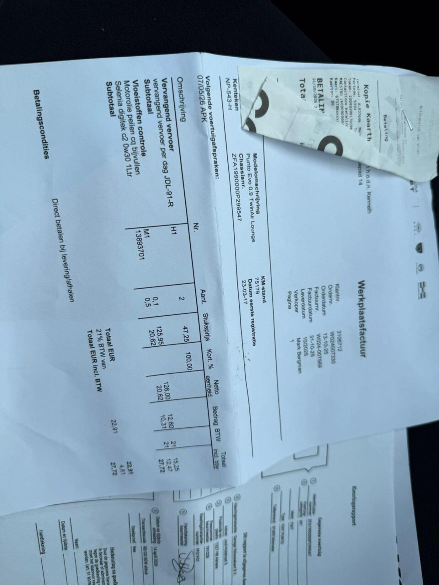 Foto van Fiat Fiat Punto