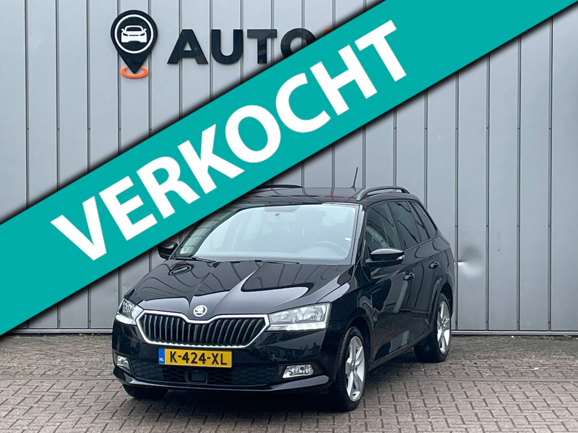 Skoda Fabia 1.0 TSI DSG AUTOMAAT Ambition 1E EIG ORG NL DEALEROND|TREKHAAK|CARPLAY|ADAPT.CRUISE|ANDROIDAUTO|PARKING.SENSOR 2021 - voorkant