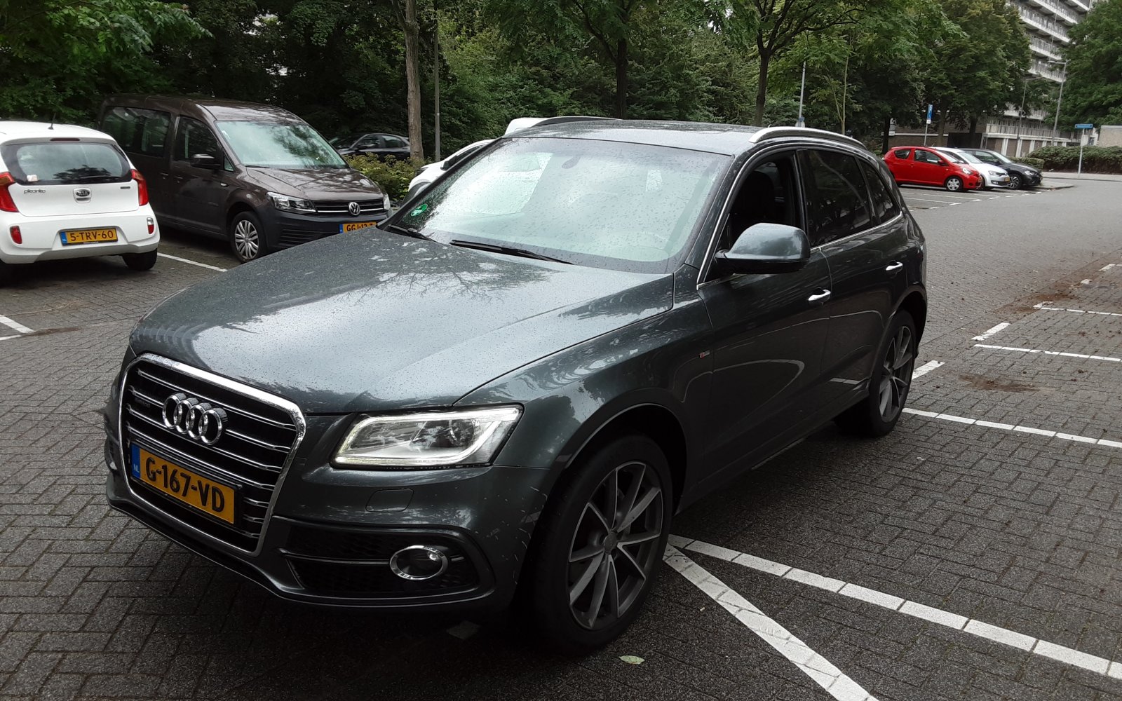 Audi Q5 2.0 TFSI q. Adr.Sp. 2016 - voorkant