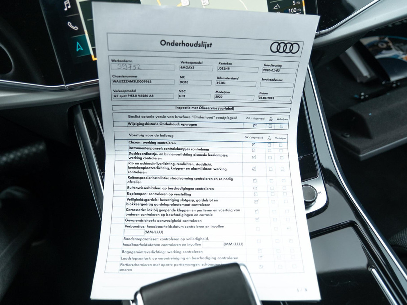 Foto van Audi Q7 55 TFSI E