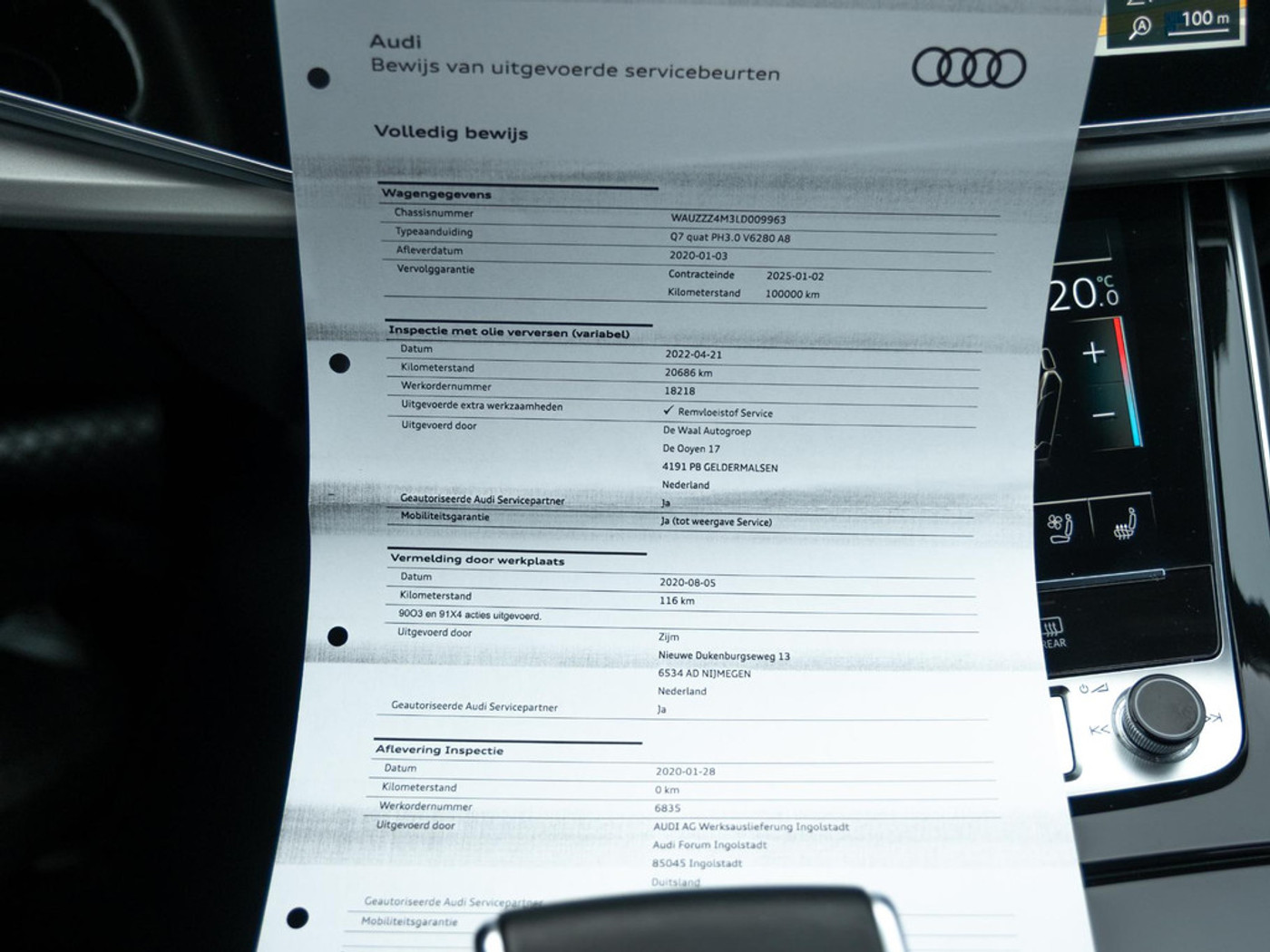 Foto van Audi Q7 55 TFSI E
