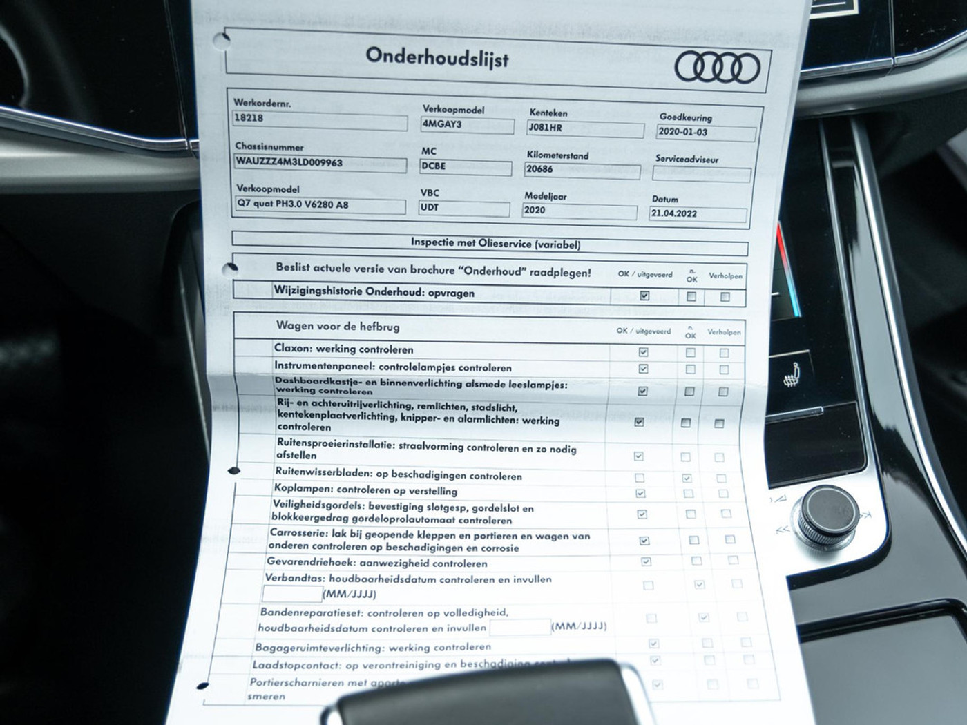 Foto van Audi Q7 55 TFSI E