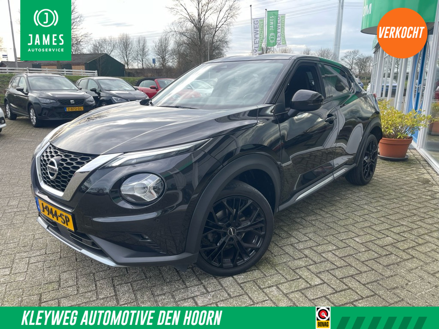 Nissan Nissan Juke 1.0 DIG-T N-Connecta, Aut, Nav, Camera, Carplay 2020 - voorkant