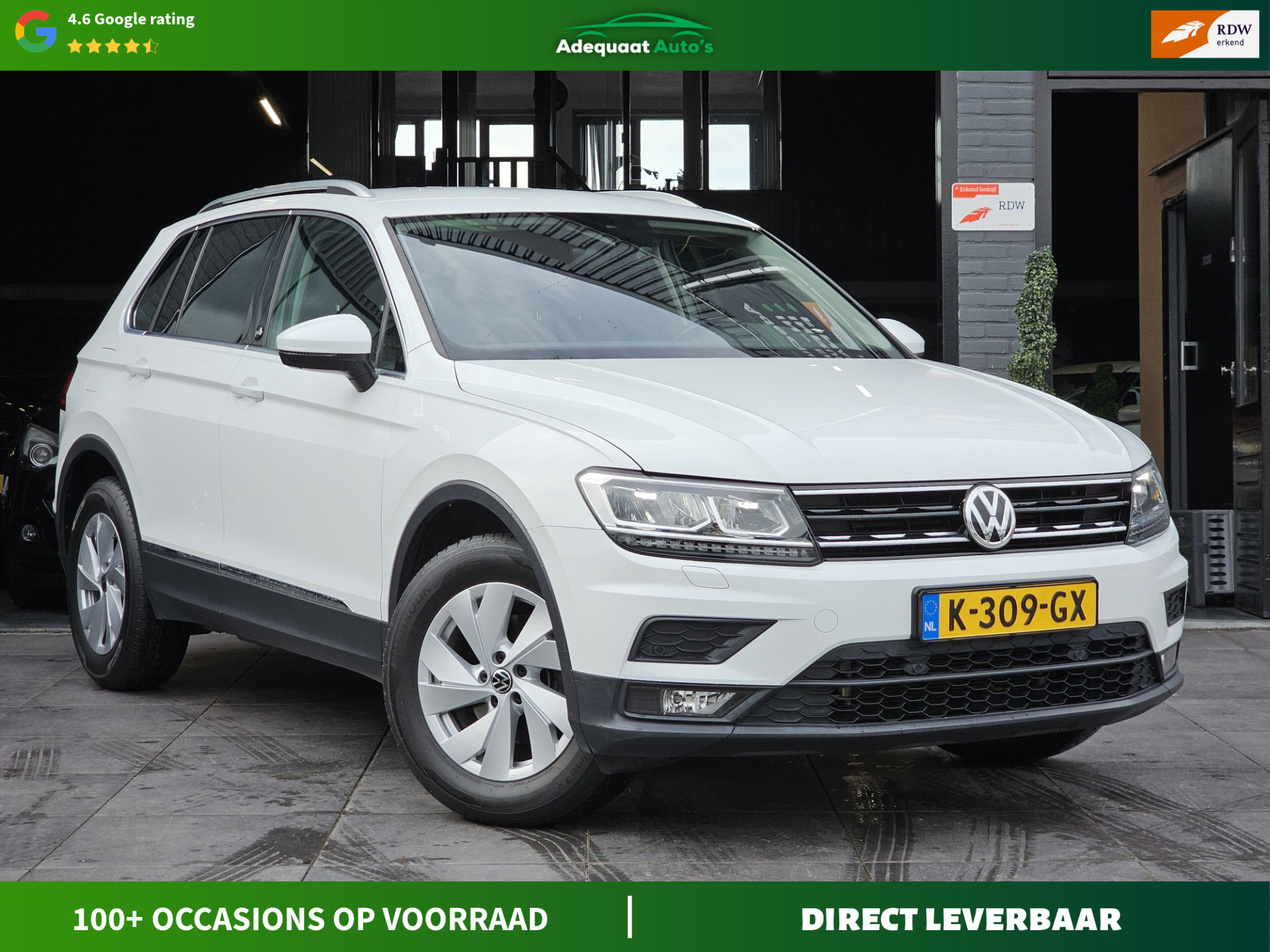 Volkswagen Tiguan 1.4 TSI Highline|AUT|Cruise|Trekhaak|PDC 2017 - voorkant