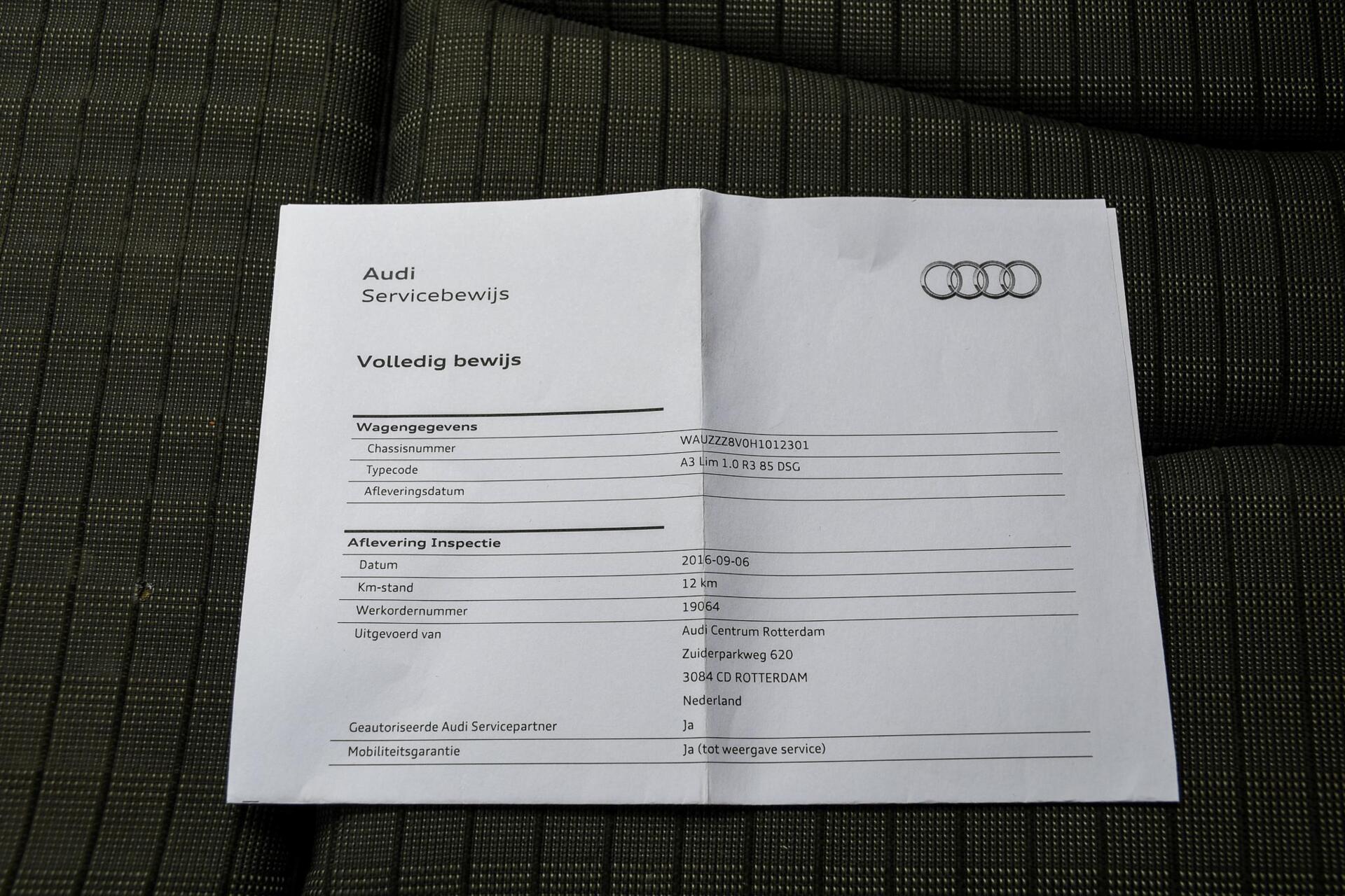 Foto van Audi A3 Limousine