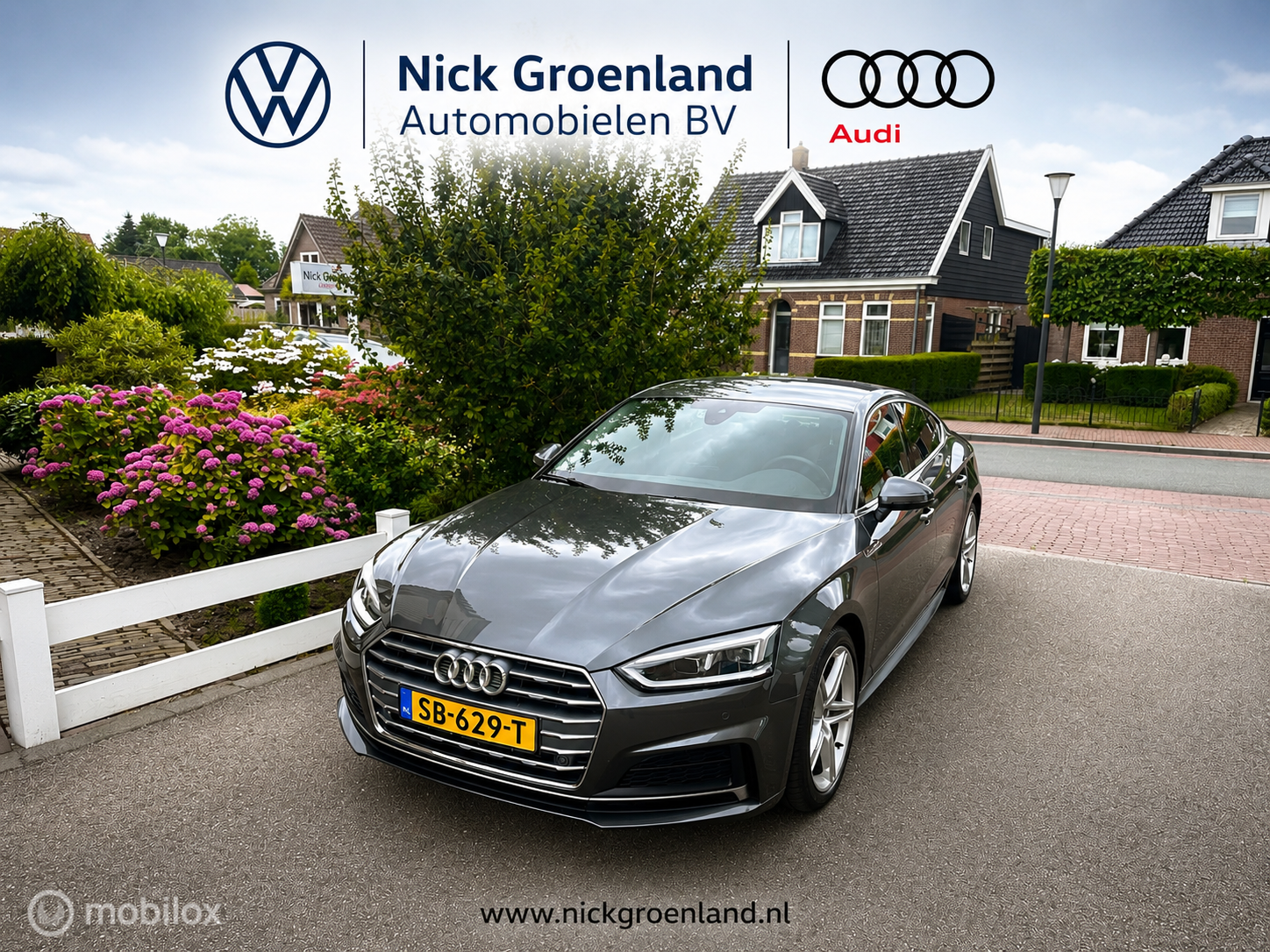Audi A5 Sportback 1.4 TFSI 150PK Sport Pro Line ACHTERUITRIJ CAMERA NAVIGATIE ELEK ACHTERKLEP CLIMATE CONTROLE ZEER NETTE AUTO!! 2018 - voorkant