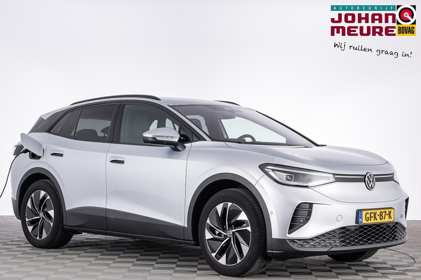 Volkswagen Id.4 Pro 210kw Pro Business 77 kWh *SOH 99.4%* ✅ 1e Eigenaar 2024 - voorkant