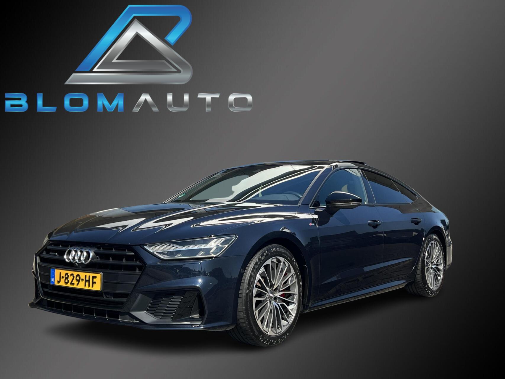 Audi A7 55 TFSI E 55 TFSIE 367PK Competition S-LINE PANO+360 2020 - voorkant