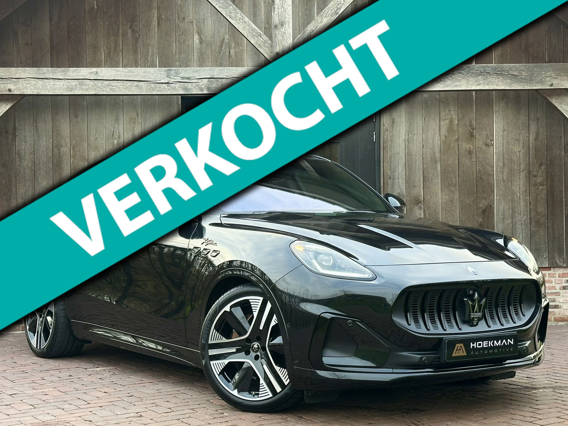 Maserati Grecale Folgore AWD Folgore 105kWh 557 PK | Panoramadak, 360° cam., Head-Up, Stoelverwarming/koeling, ACC, Climate Pack Plus, 20" 2025 - voorkant