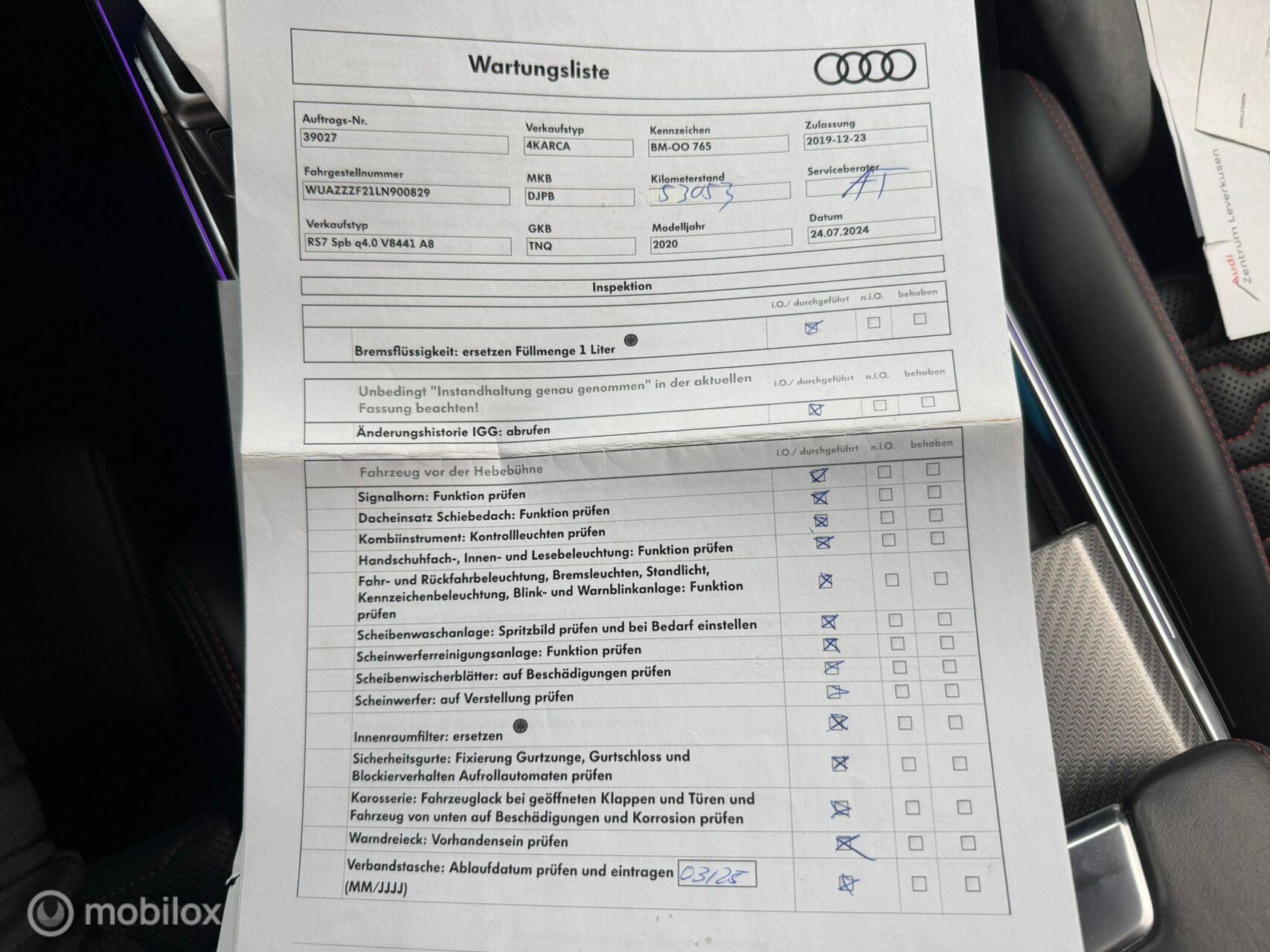 Foto van Audi RS 7 Sportback