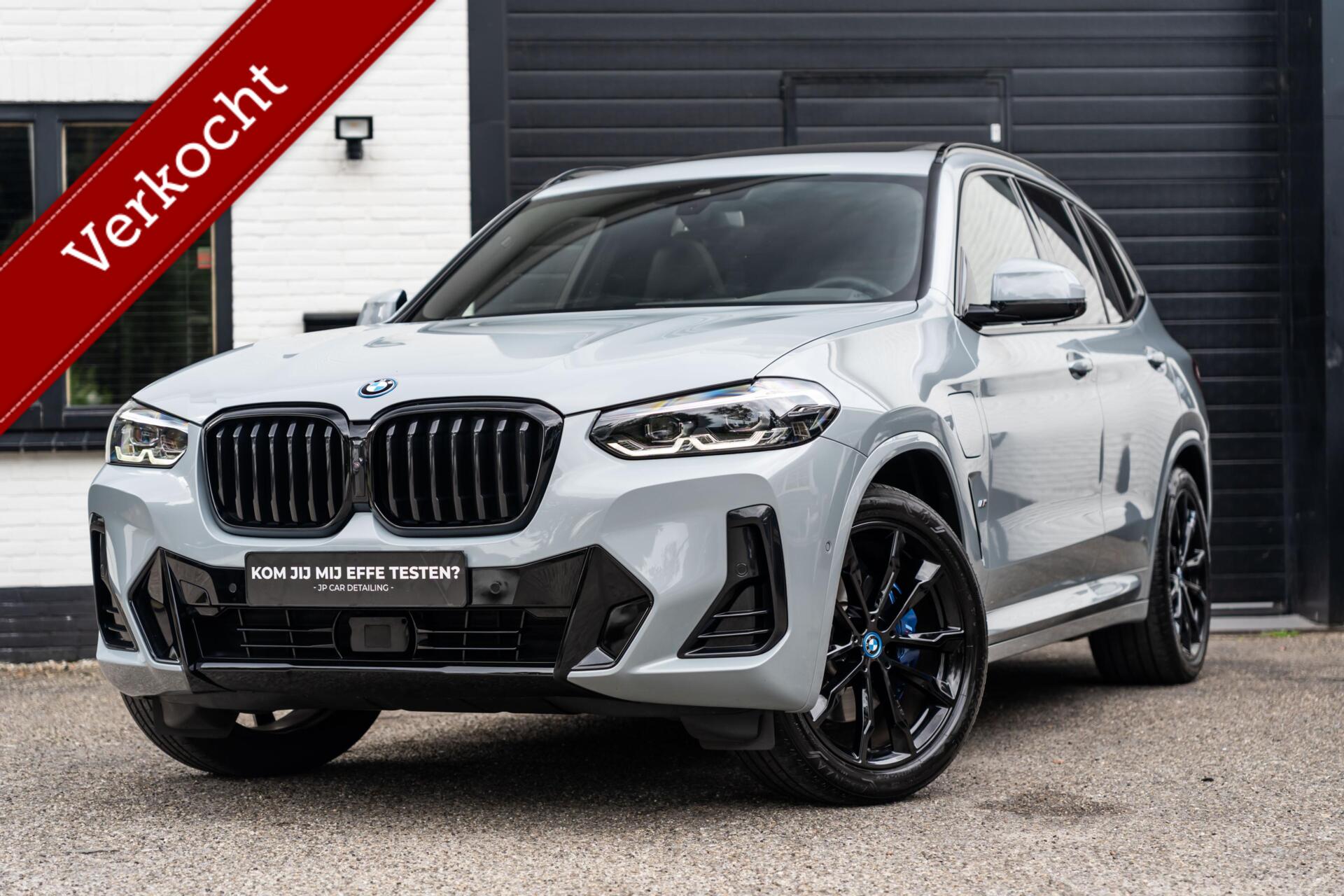 BMW X3 Xdrive30e XDrive30e M-sport Brooklyn Grau M Zetels 360 Pano HU 2022 - voorkant