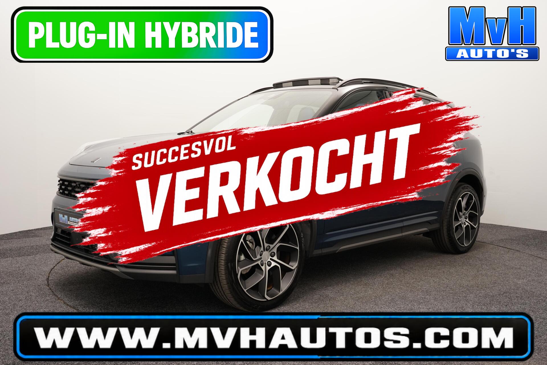 LYNK & Co 01 1.5 PHEV|BLACK EDITION|ZWARTE.HEMEL|PANORAMADAK 2023 - voorkant