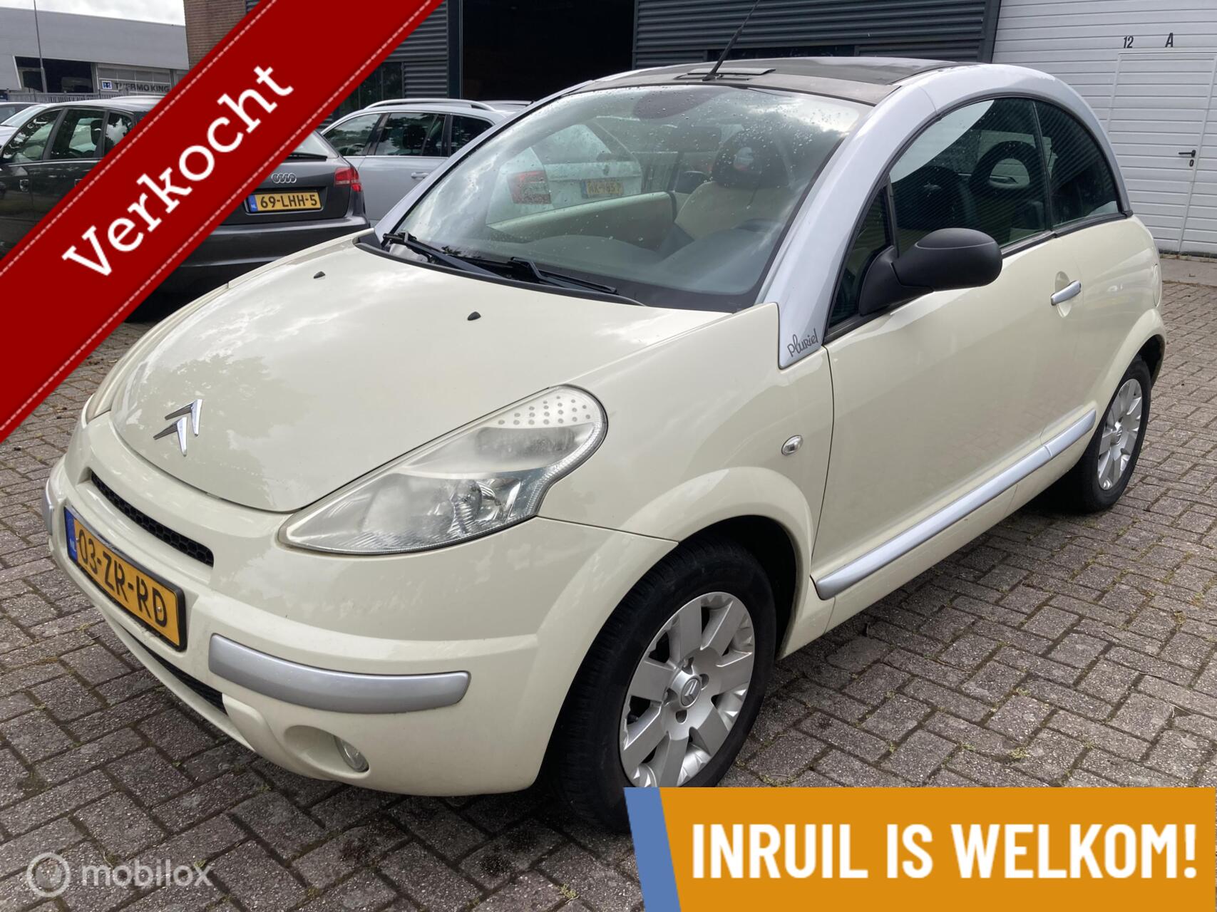 Citroen C3 Pluriel 1.4i Soleil //NIEUWE APK//LEER// 2008 - voorkant