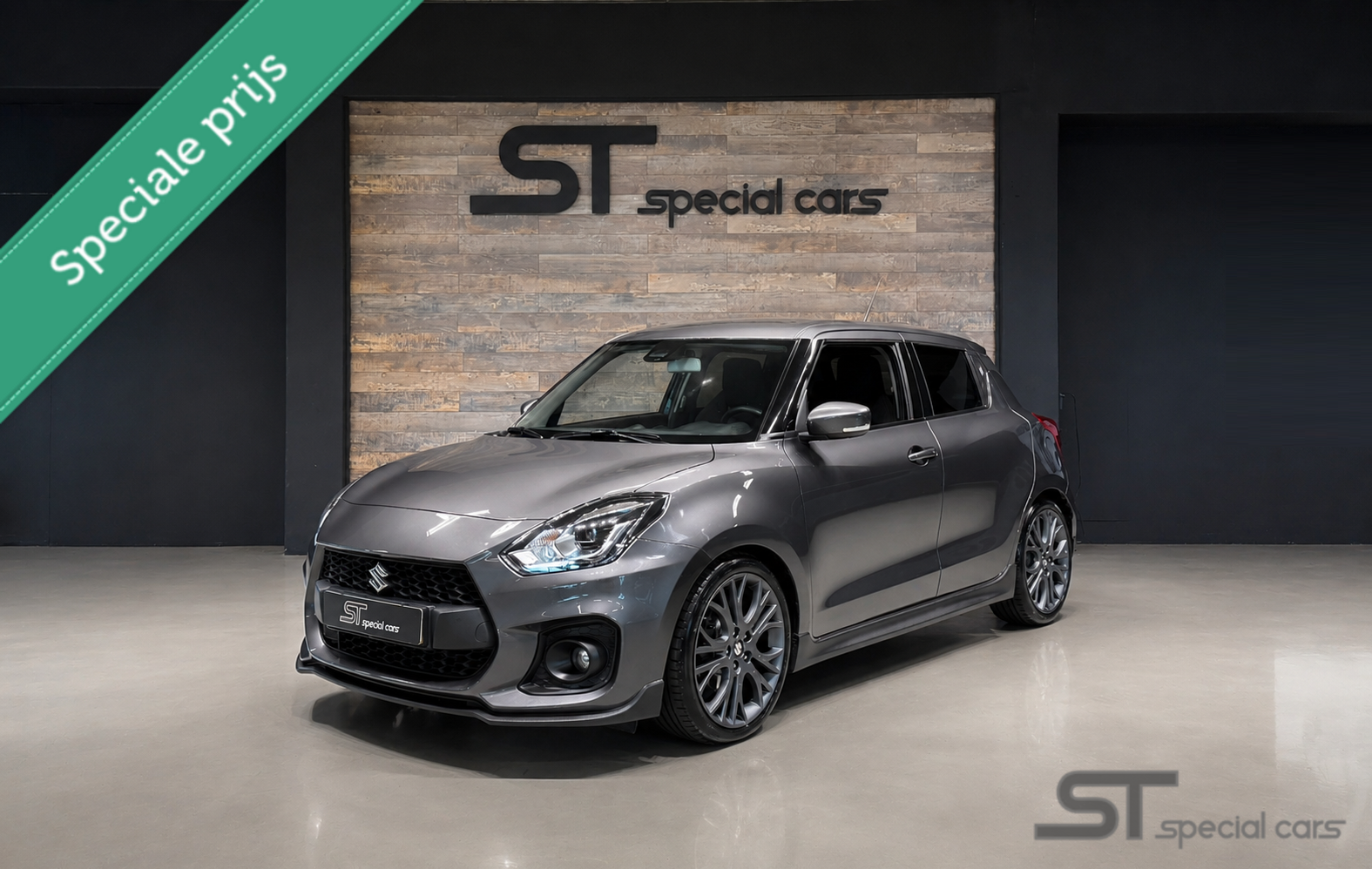 Suzuki Swift 1.4 Sport Smart Hybrid|Miltek|Forge|184 Pk 2020 - voorkant