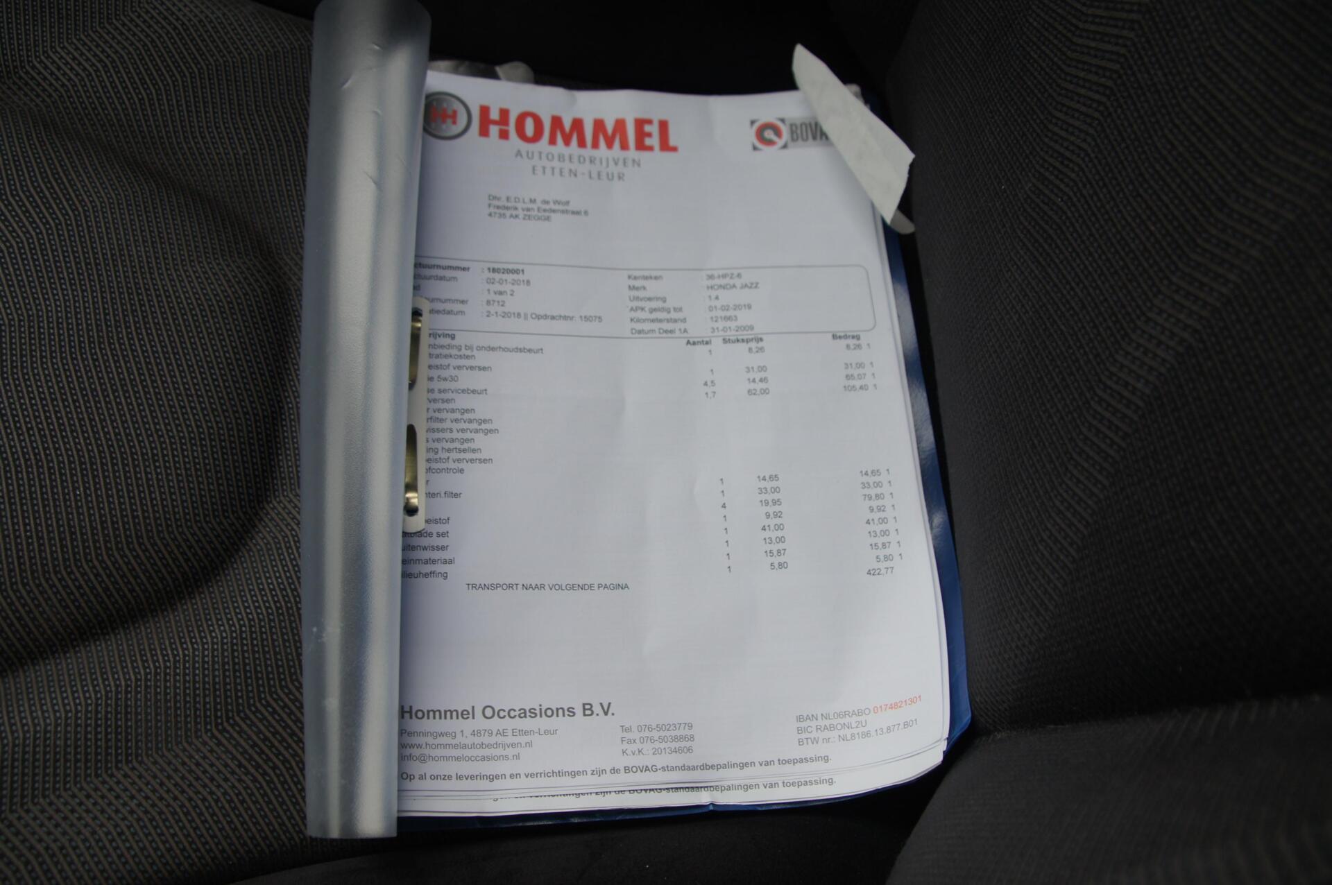 Foto van Honda Jazz