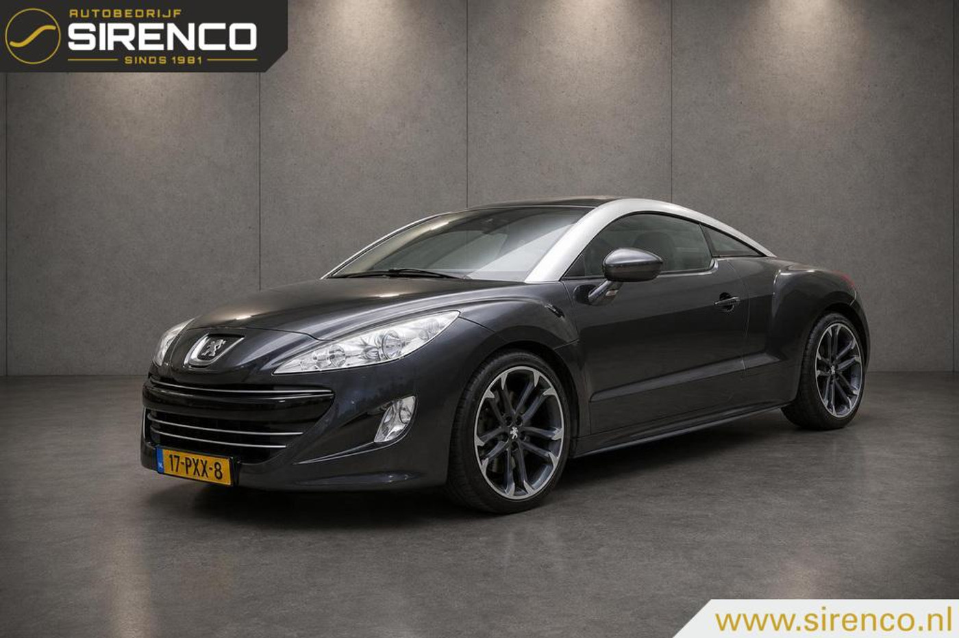 Peugeot RCZ 1.6 200 pk Asphalt | lederen dash + stoelen met memory en stoelverwarming | bluetooth | climate & cruise control | navigatie 2011 - voorkant