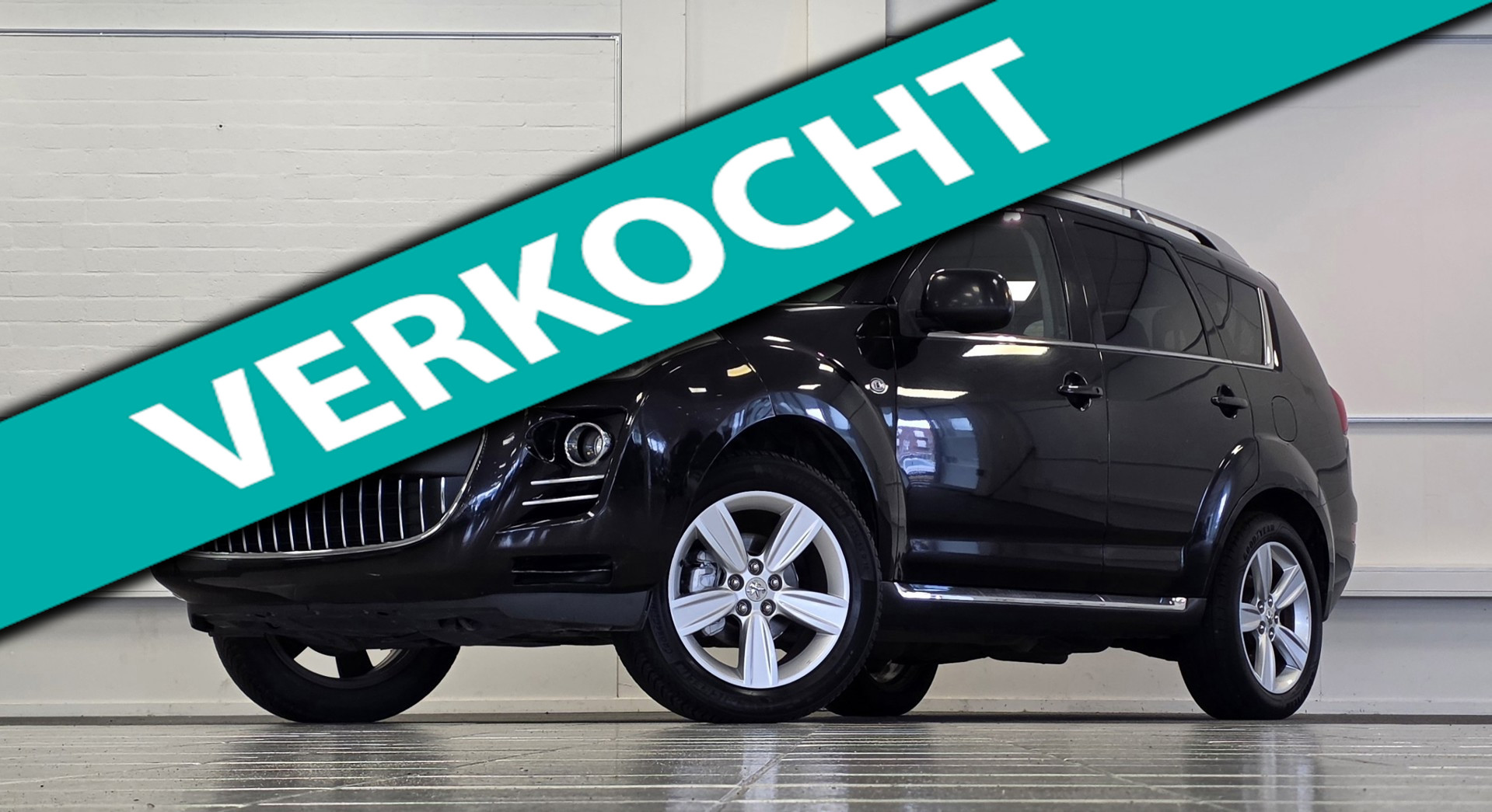 Peugeot 4007 2.4 Platinum 7p. Trekhaak Leer Navi Xenon 2009 - voorkant