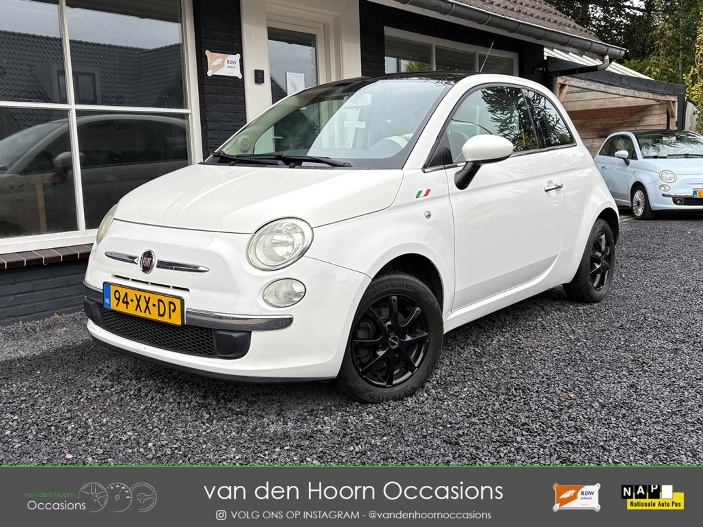 Fiat Fiat 500 1.4 Sport 100 PK | AIRCO | LEDER | NAP | 94000KM | 6-BAK 2008 - voorkant