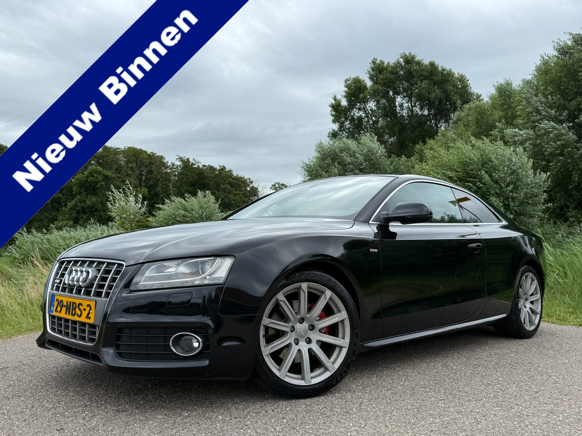 Audi Audi A5 2.0 TFSI Pro Line S Automaat | H-Leder | Origineel NL | 18" Velgen | Navi | Clima | PDC | Cruise | LED | Goed onderh 2010 - voorkant