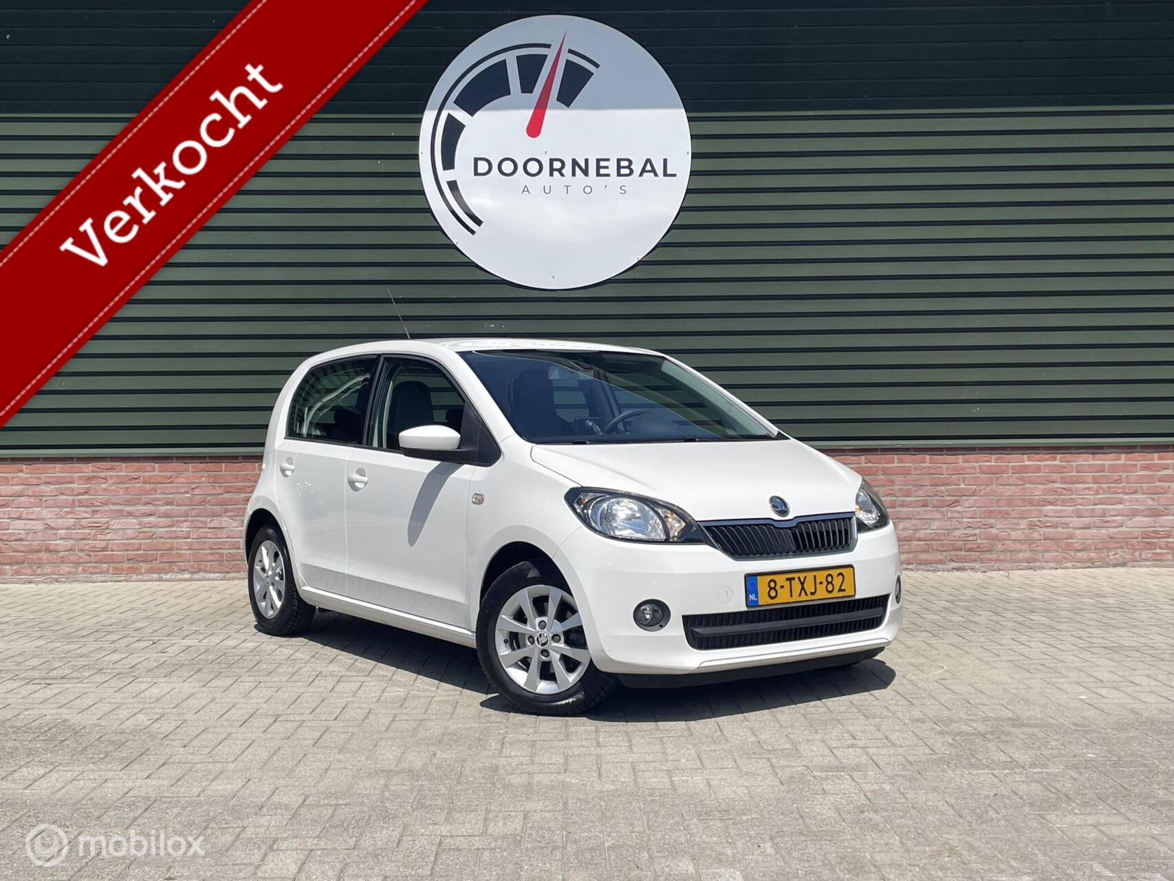 Skoda Citigo 1.0 Greentech Drive / KEURIG / GOED ONDH / NAVI 2014 - voorkant