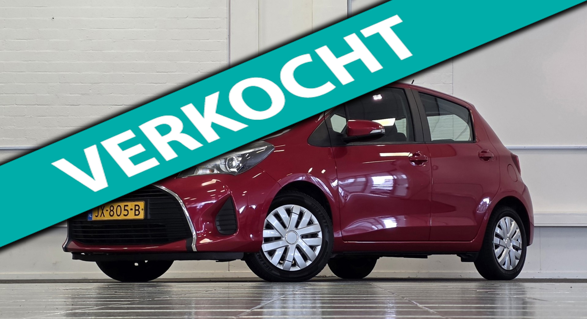 Toyota Toyota Yaris 1.3 VVT-i Aspiration 100% Onderhouden Camera APK 28-06-2027 2016 - voorkant
