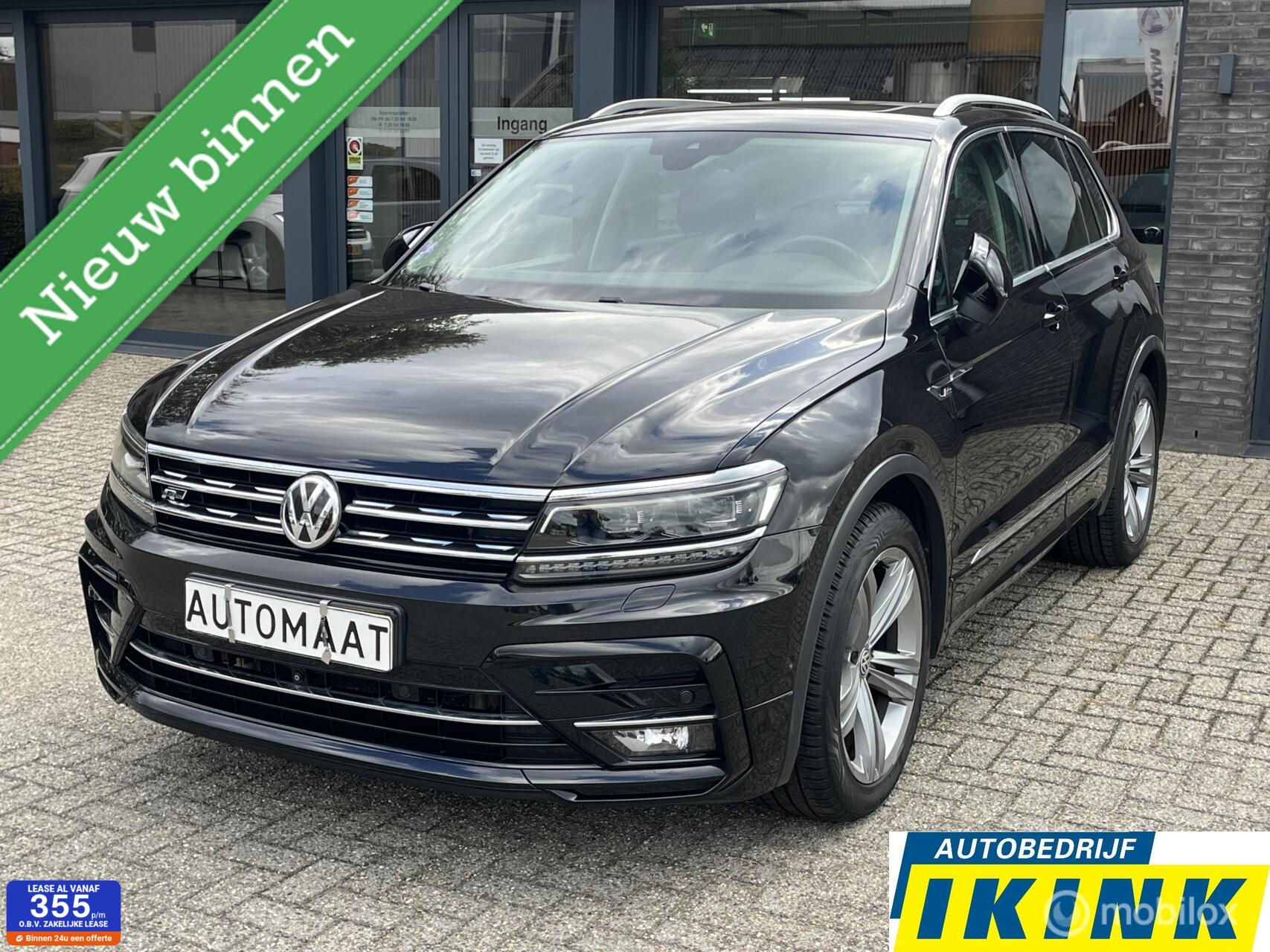 Volkswagen Tiguan 1.4 TSI ACT Highline Business R | Leder, Panodak, Trekhaak 2018 - voorkant