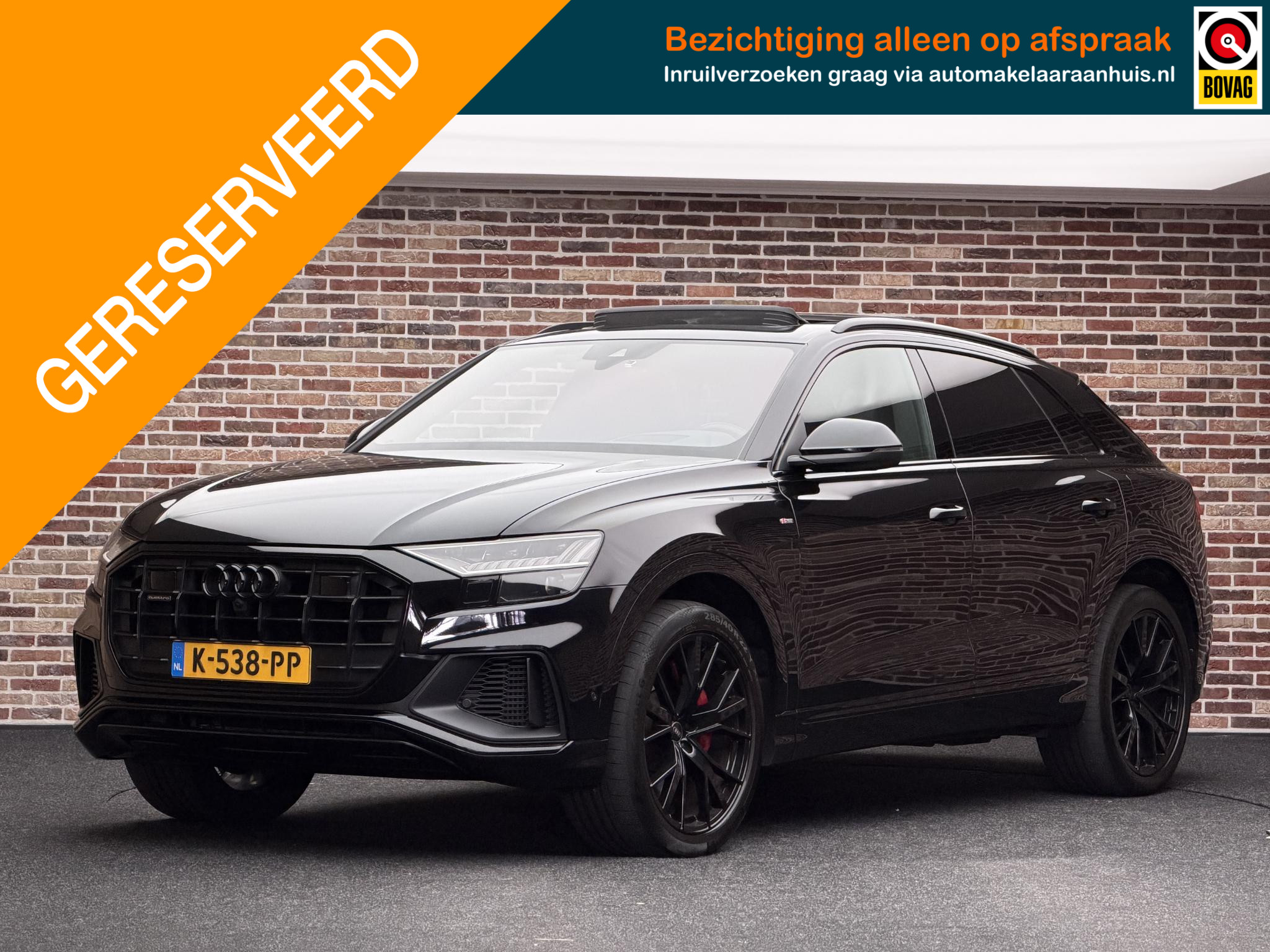 Audi Q8 55 TFSI E 55 TFSIe quattro S-line 2021 - voorkant