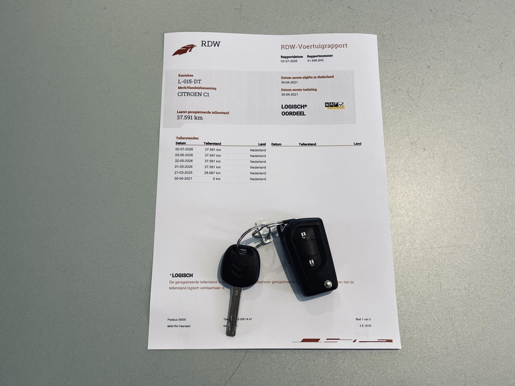 Foto van Citroen C1