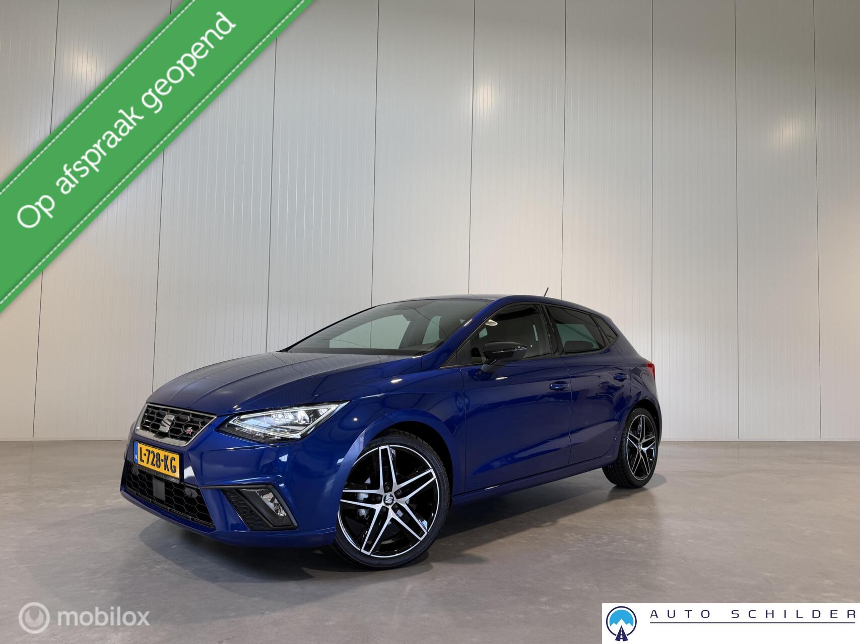 Seat Ibiza 1.0 TSI FR Business Intense Plus, Navi|Led|Carplay|Leder/alcantara|1e Eig.|Org. NL|18" 2021 - voorkant