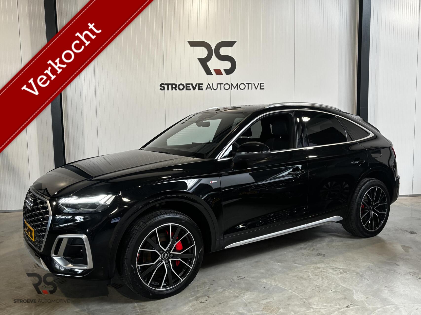 Audi Q5 Sportback 50 TFSI-e S-Tronic S-Edition | Navi | Matrix | Virtual | 2x S-Line | Camera | PDC | DAB | 1e Eig | Org NLD | 2021 - voorkant