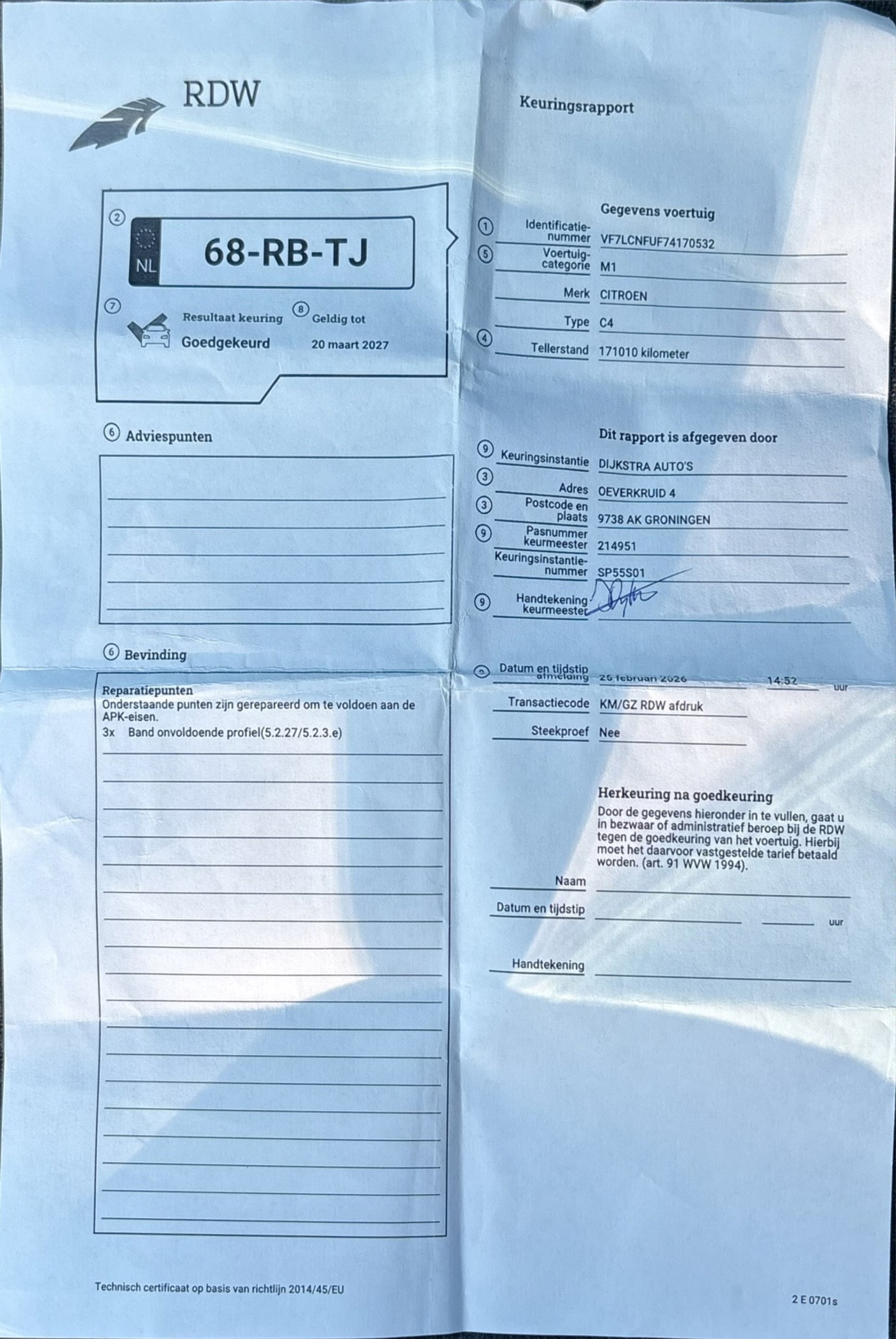 Foto van Citroen C4