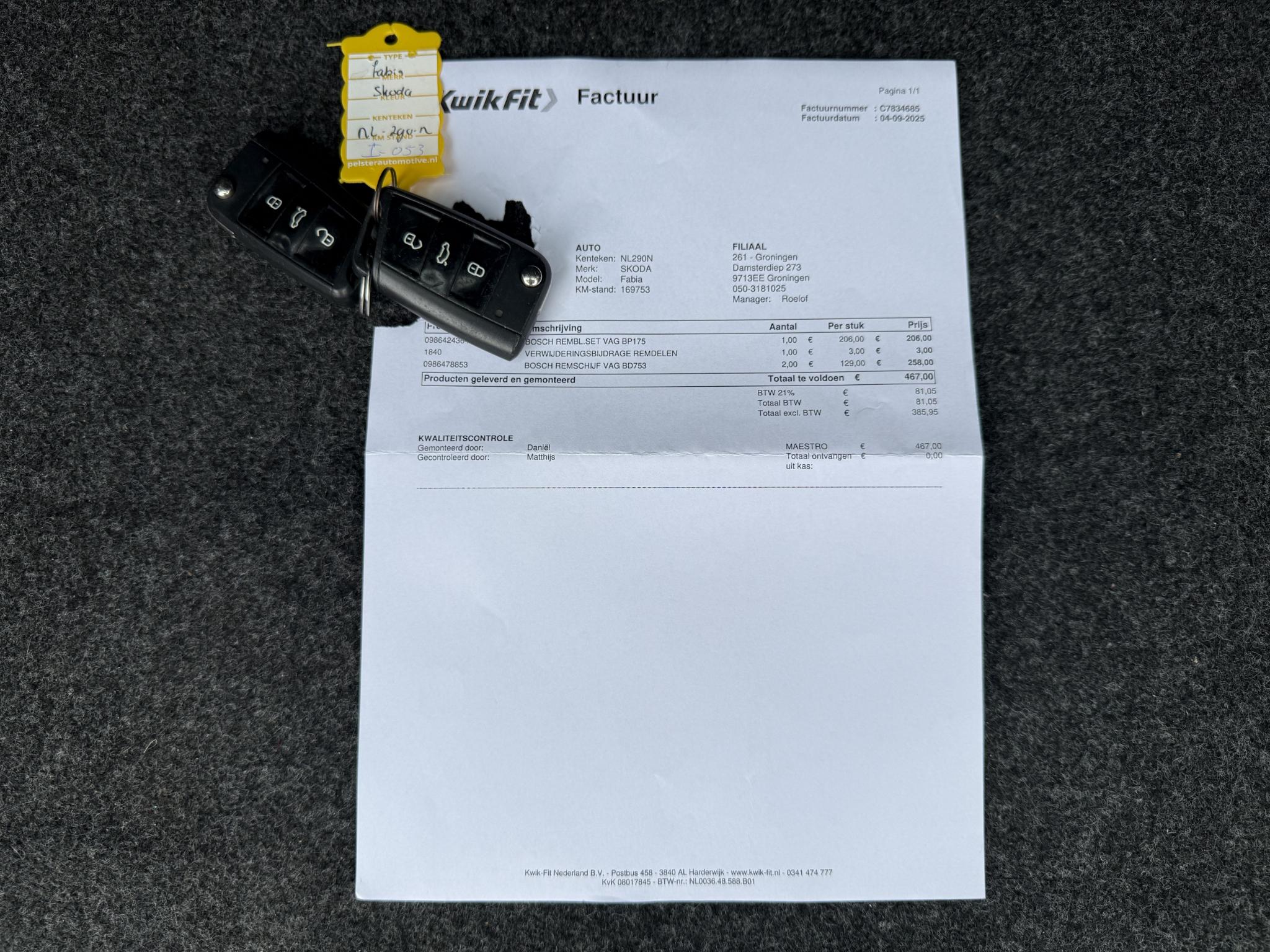 Foto van Skoda Fabia
