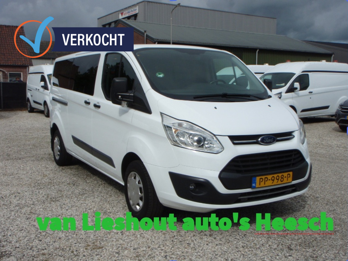 Ford Transit Custom 9 persoons personenbus incl btw/Bpm L2H1 82884 km 2017 2017 - voorkant