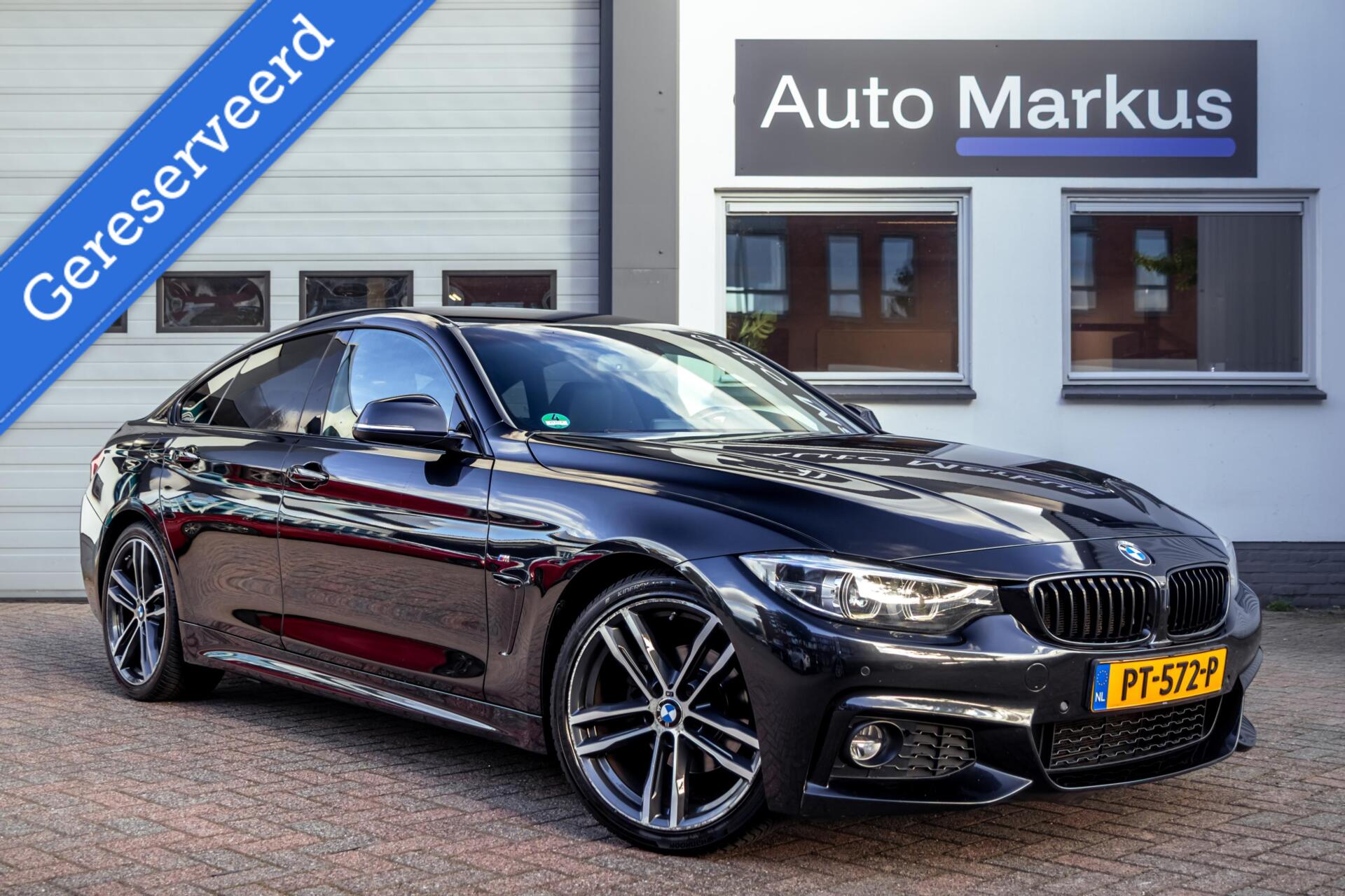 BMW 420i 420i M-Sport|Flippers|Virtual|HiFi|Leder|Shadowline 2017 - voorkant