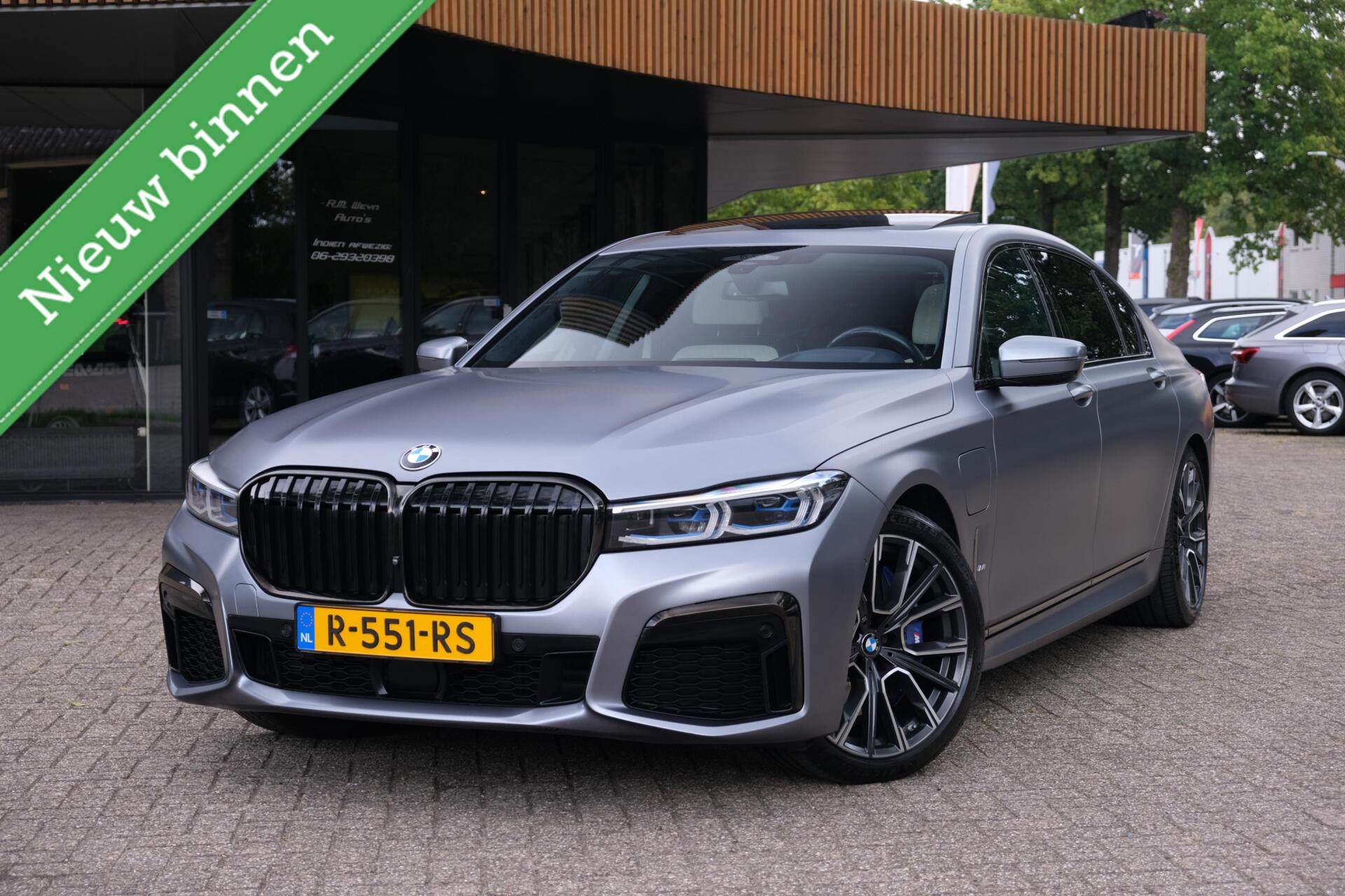 BMW 745le xDrive 745Le xDrive|Rijklaar!|M-Sport|Pano|CoPilot|B&W|HUD|Lase|Carplay|Stoelmassage|Stoelkoeling+verwarming|Stuurwielverwarming|Standkachel|BMW Individual| 2021 - voorkant