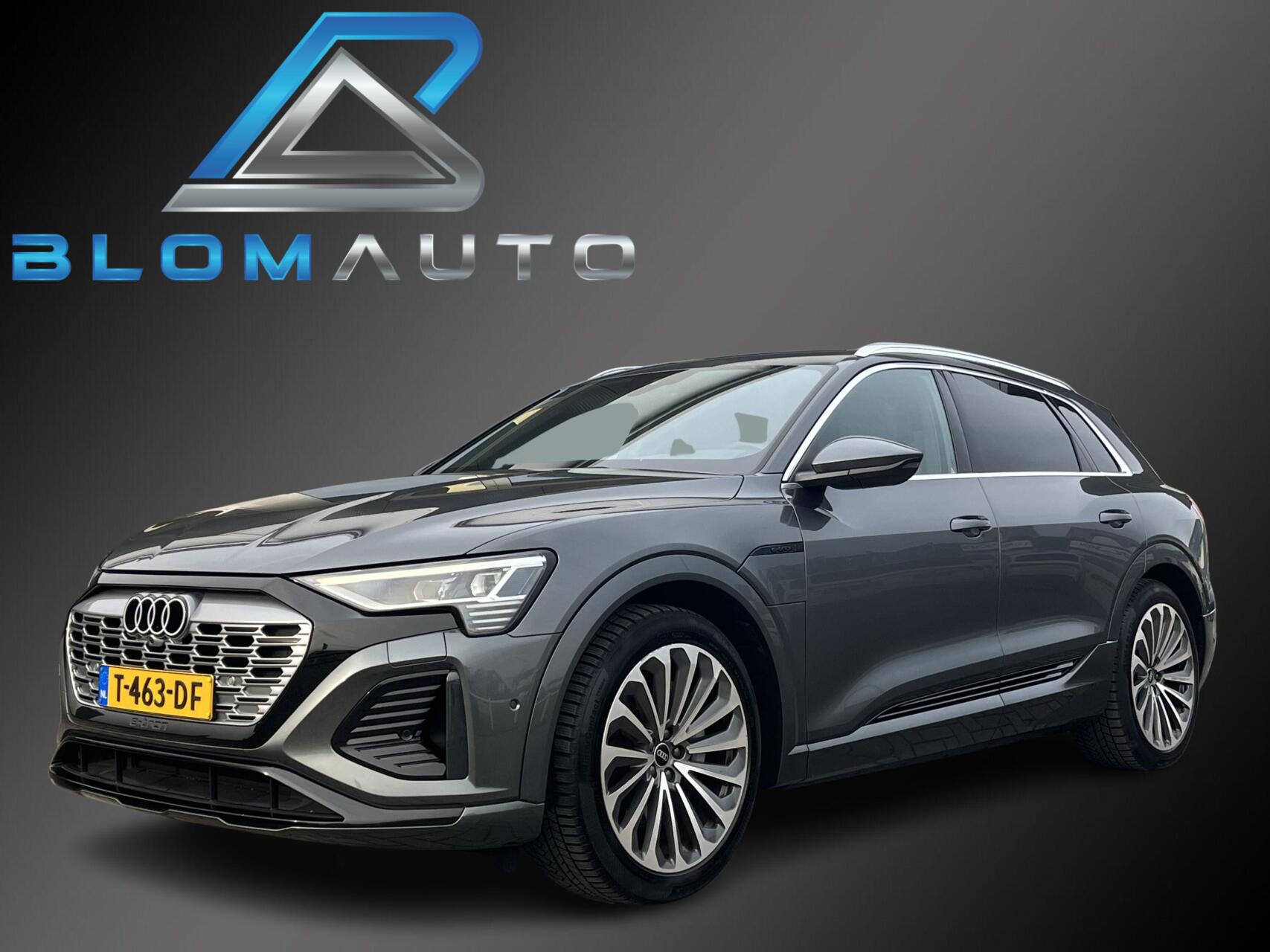 Audi Q8 55 E-tron 55 QUATTRO S-LINE 115 kWh 408PK ACC+MEMORY 2023 - voorkant