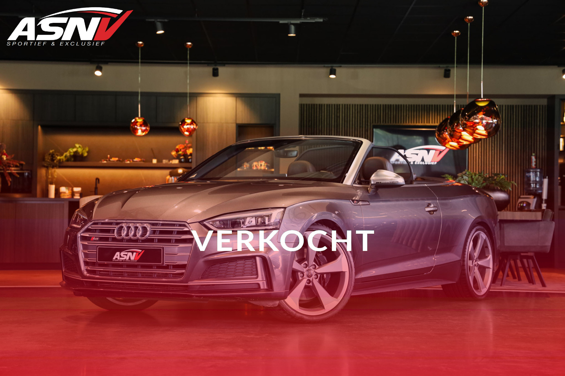 Audi S5 Cabriolet 3.0 TFSI Quattro Pro Line, 354 PK, Facelift, B&O, Audi/Exclusive/Int., Sport/Seats, Navigatie, 2017!! 2017 - voorkant