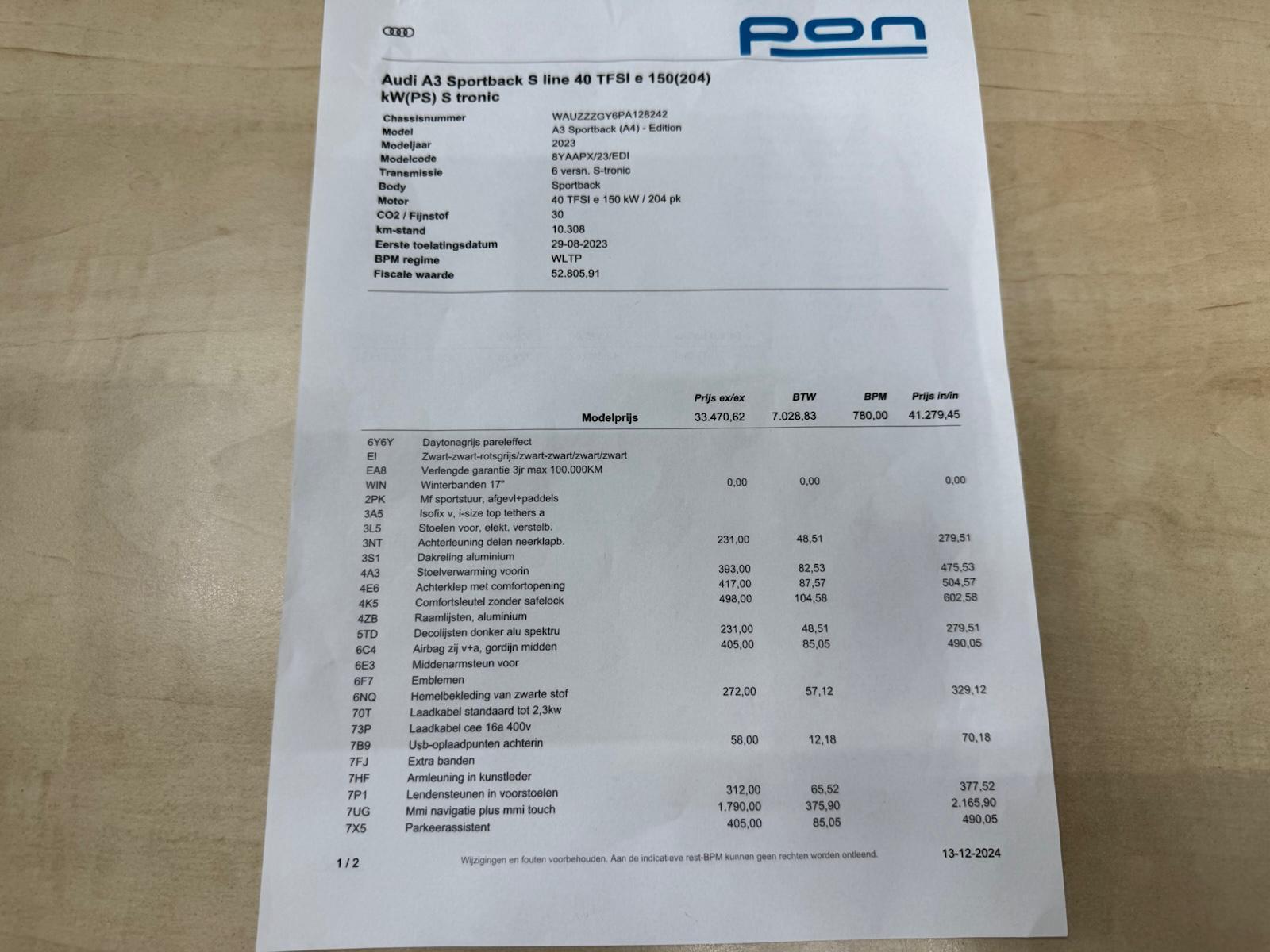 Foto van Audi A3 40 TFSIe