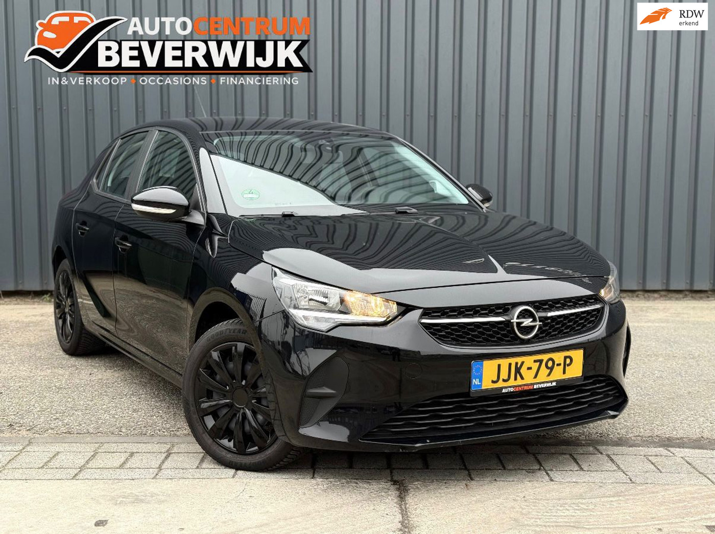Opel Corsa 1.2 Edition 2023 Zwart 75pk Airco Blueth PDC 2023 - voorkant