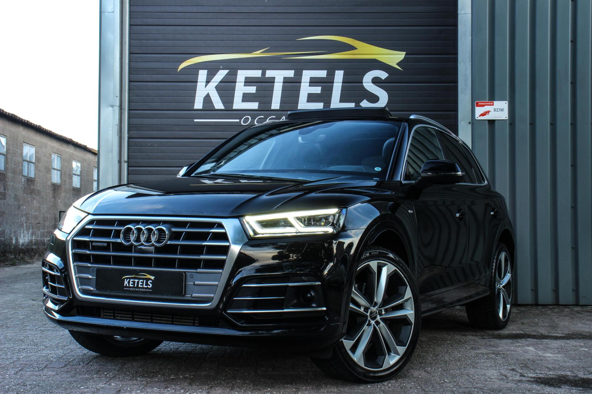 Audi Q5 2.0 TFSI quattro S-line B&O, PANO, 360, HUD, ACC, VOL 2019 - voorkant