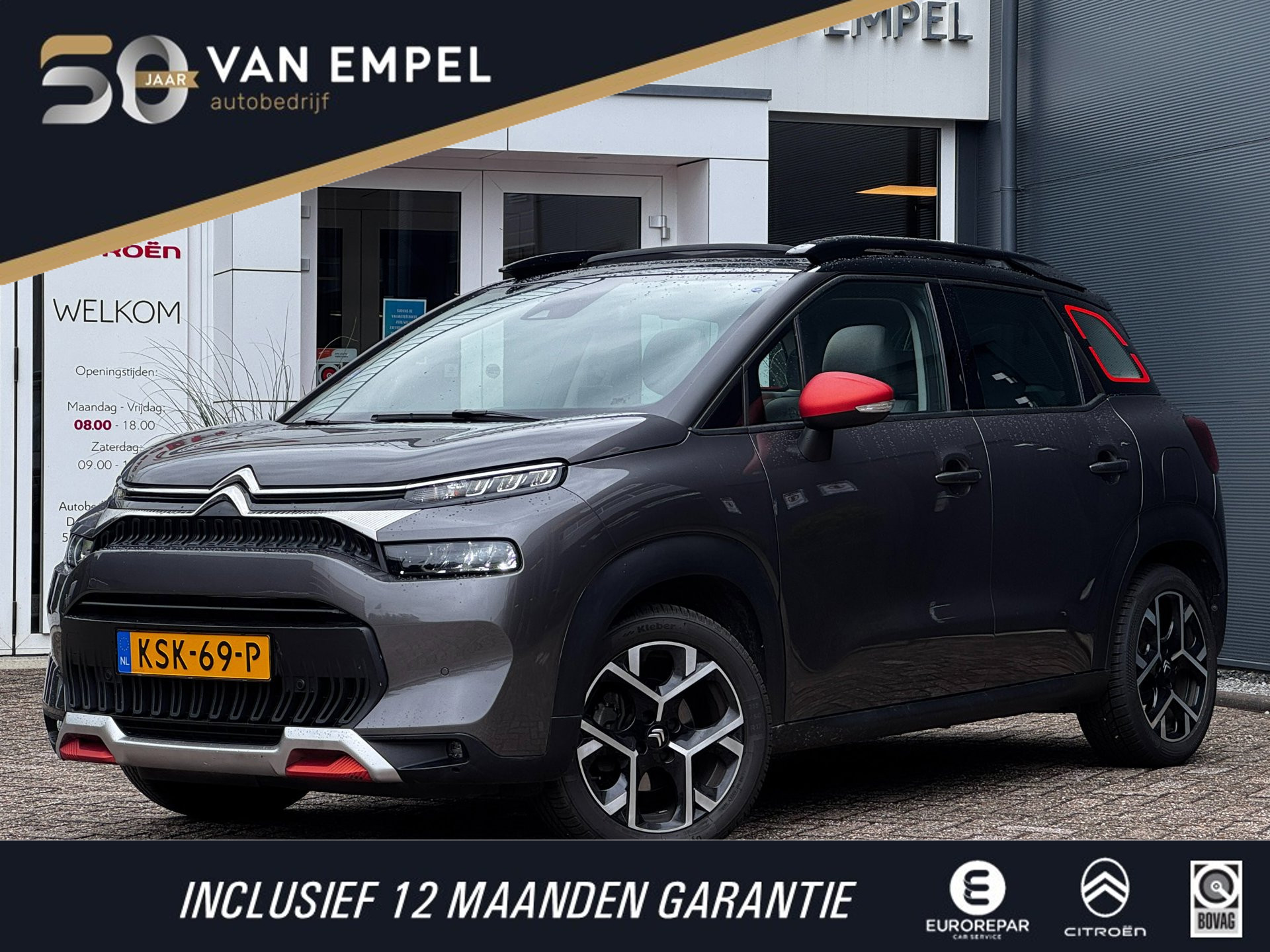 Citroen C3 Aircross 1.2 PureTech Max | Panoramadak | Leder | HUD | HIFI System | Camera 2023 - voorkant