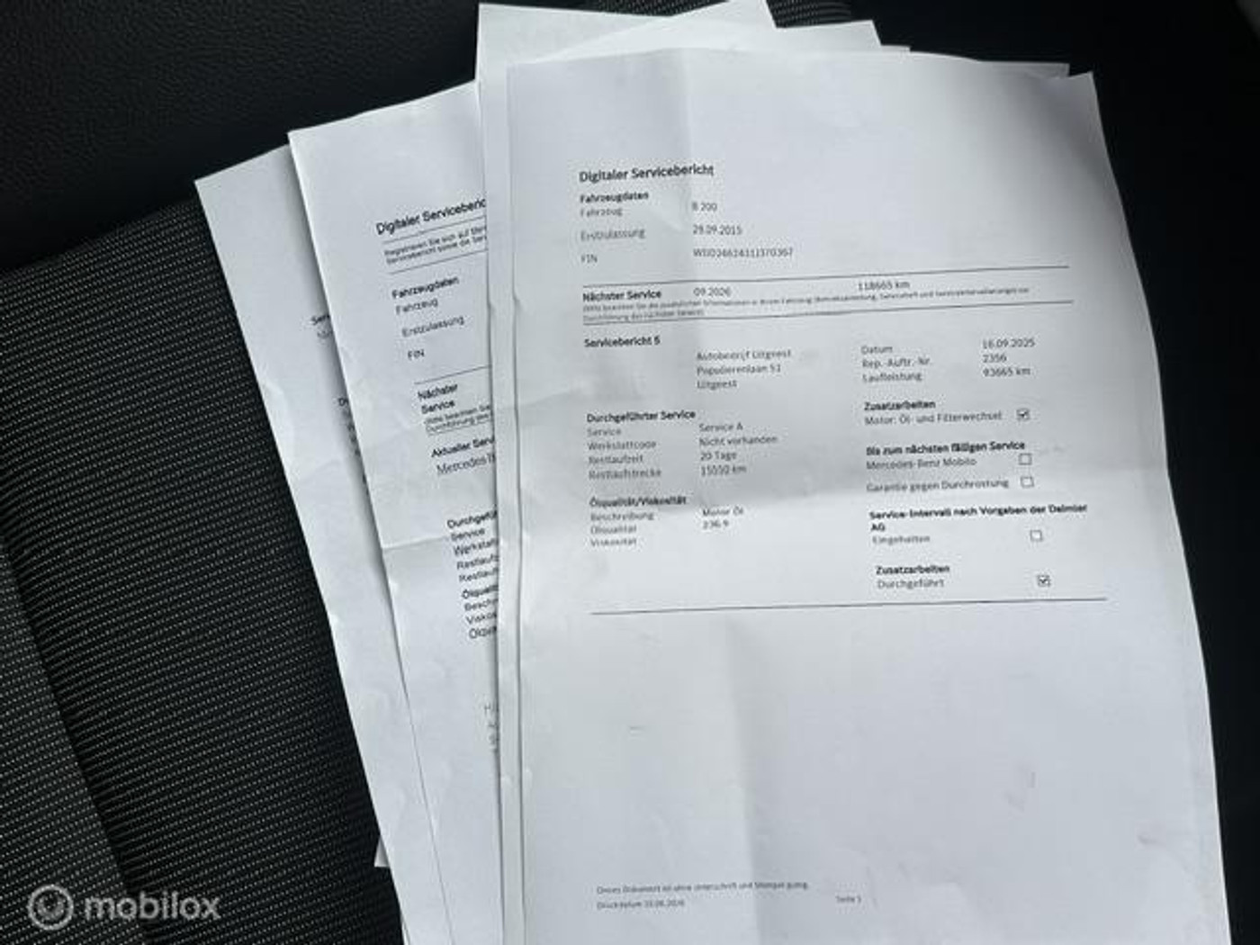 Foto van Mercedes-Benz B 200
