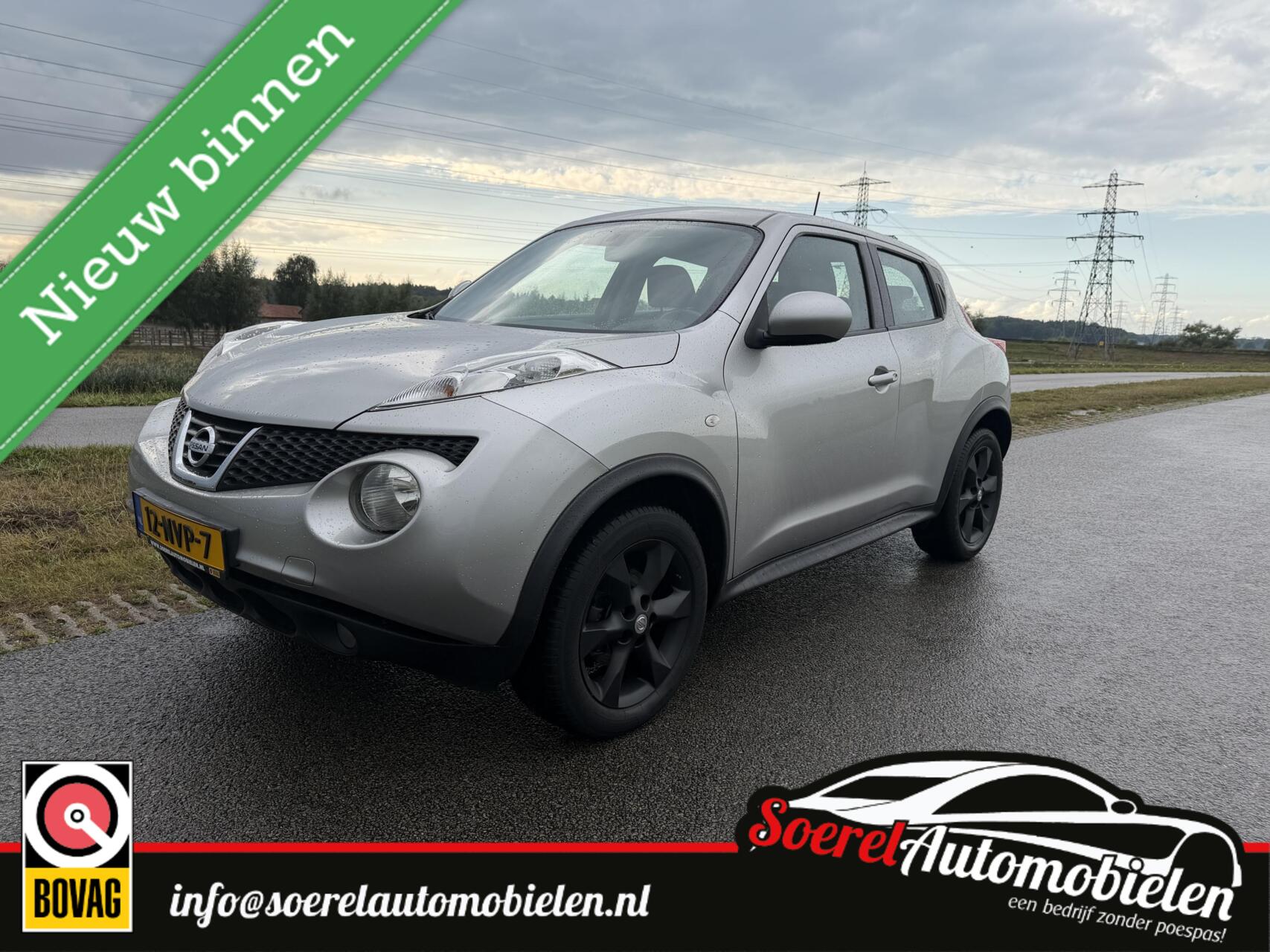 Nissan Nissan Juke 1.6 Acenta Eco clima, cruise, p.senoren,trekhaak 2011 - voorkant