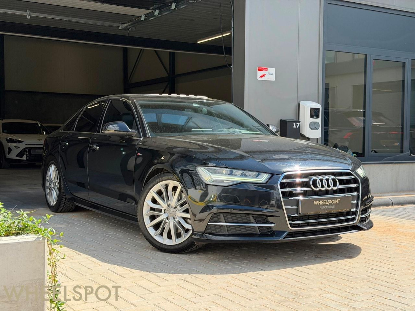 Audi A6 Limousine 3.0 TDI Quattro S-Line|Pano|HUD|Bose|Leder 2016 - voorkant