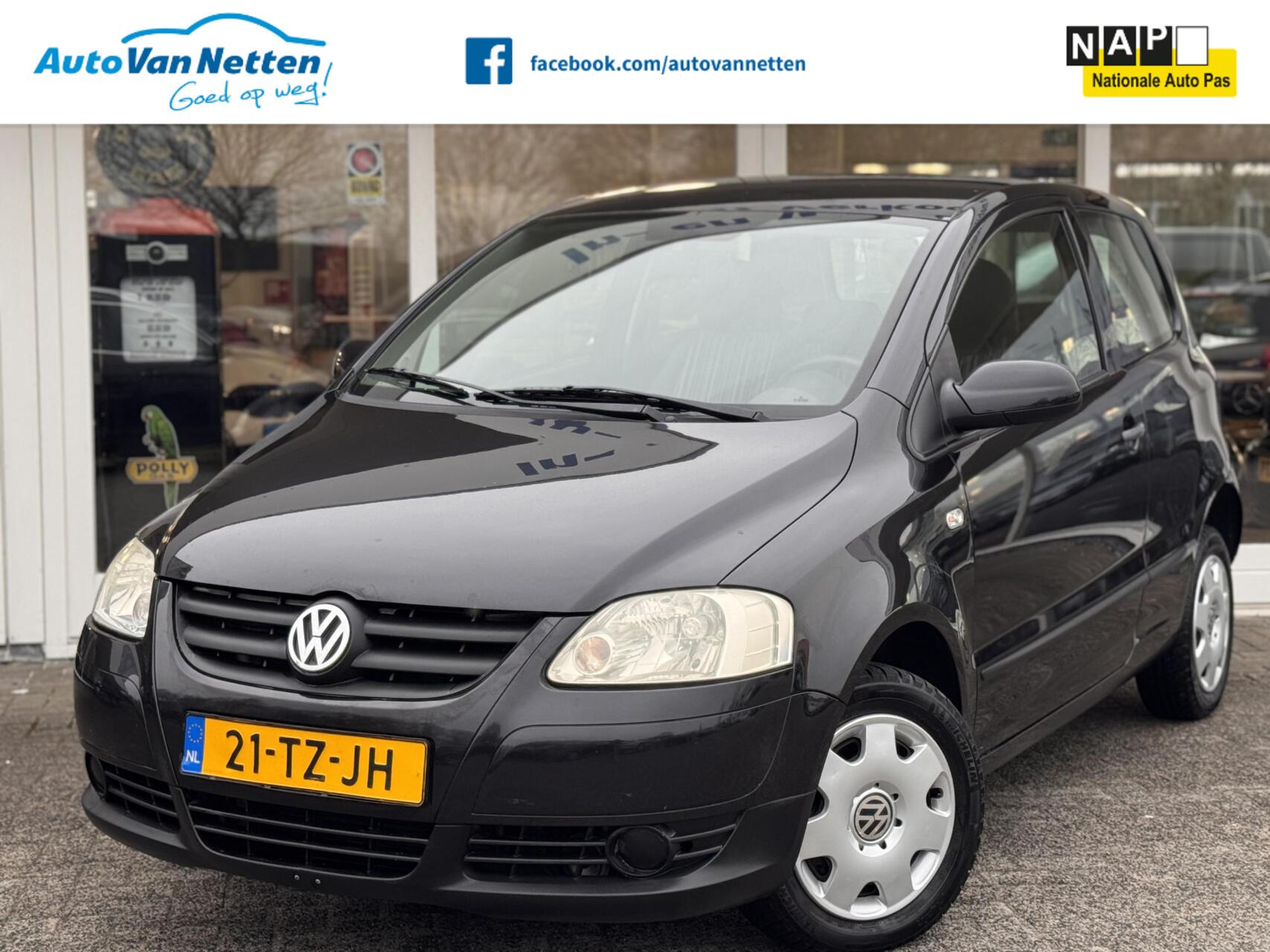 Volkswagen Fox 1.4i 75pk,Trendline uitv.,Airco,elek pakket,cpv,radio! 2007 - voorkant