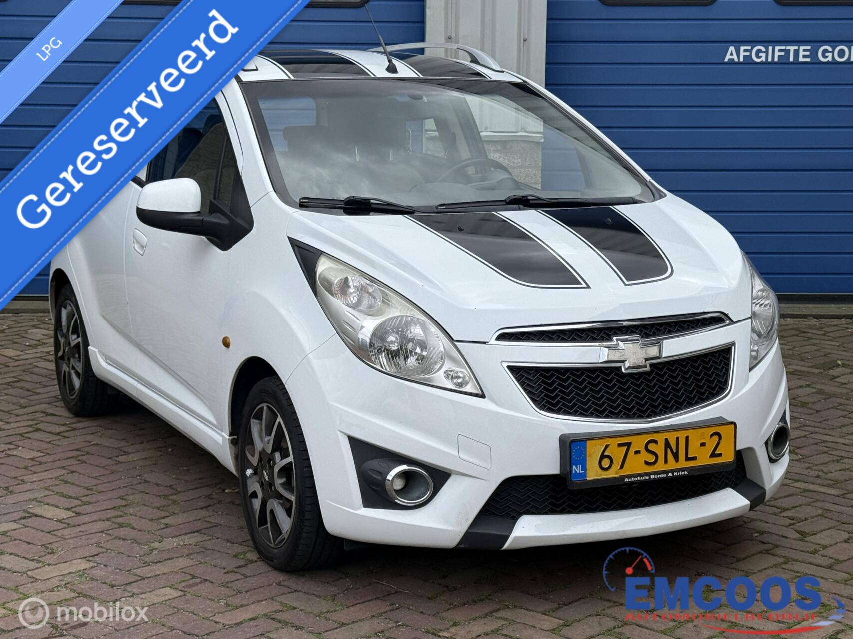 Chevrolet Spark 1.0 16V LS+ Bi-Fuel * 5-Deurs * LPG * Airco * 4x Elektrische Ramen * 2011 - voorkant
