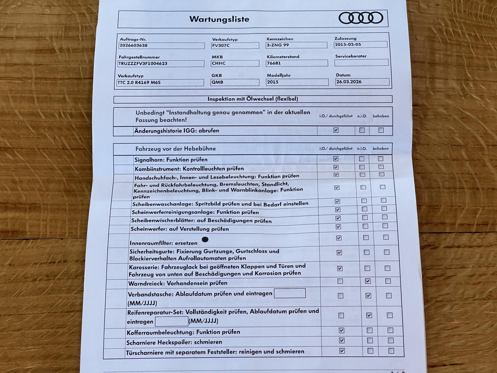 Foto van Audi TT Coupe