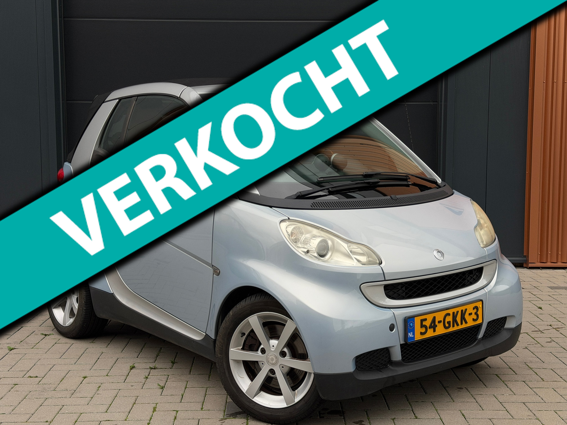 Smart Fortwo Cabrio 1.0 Passion Cabrio|Automaat|Trekhaak|Stoelverwarming|Lederen Stoelen 2008 - voorkant