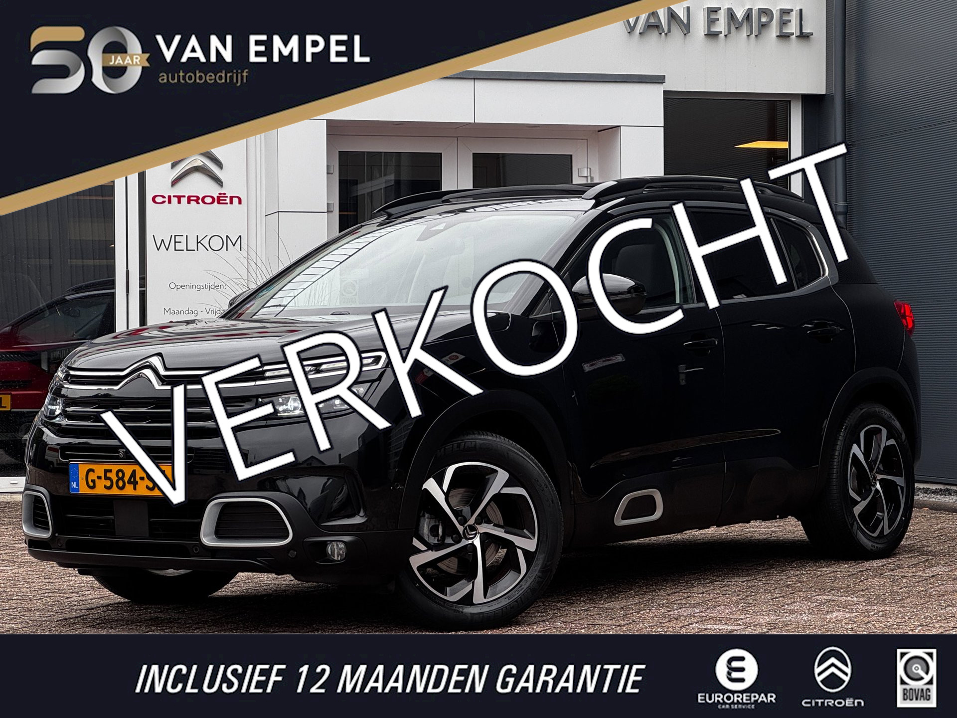 Citroen C5 Aircross 1.6 PureTech Feel | Trekhaak | Panoramadak | Stoelverwarming | Citroen dealer onderhouden | Camera 2019 - voorkant